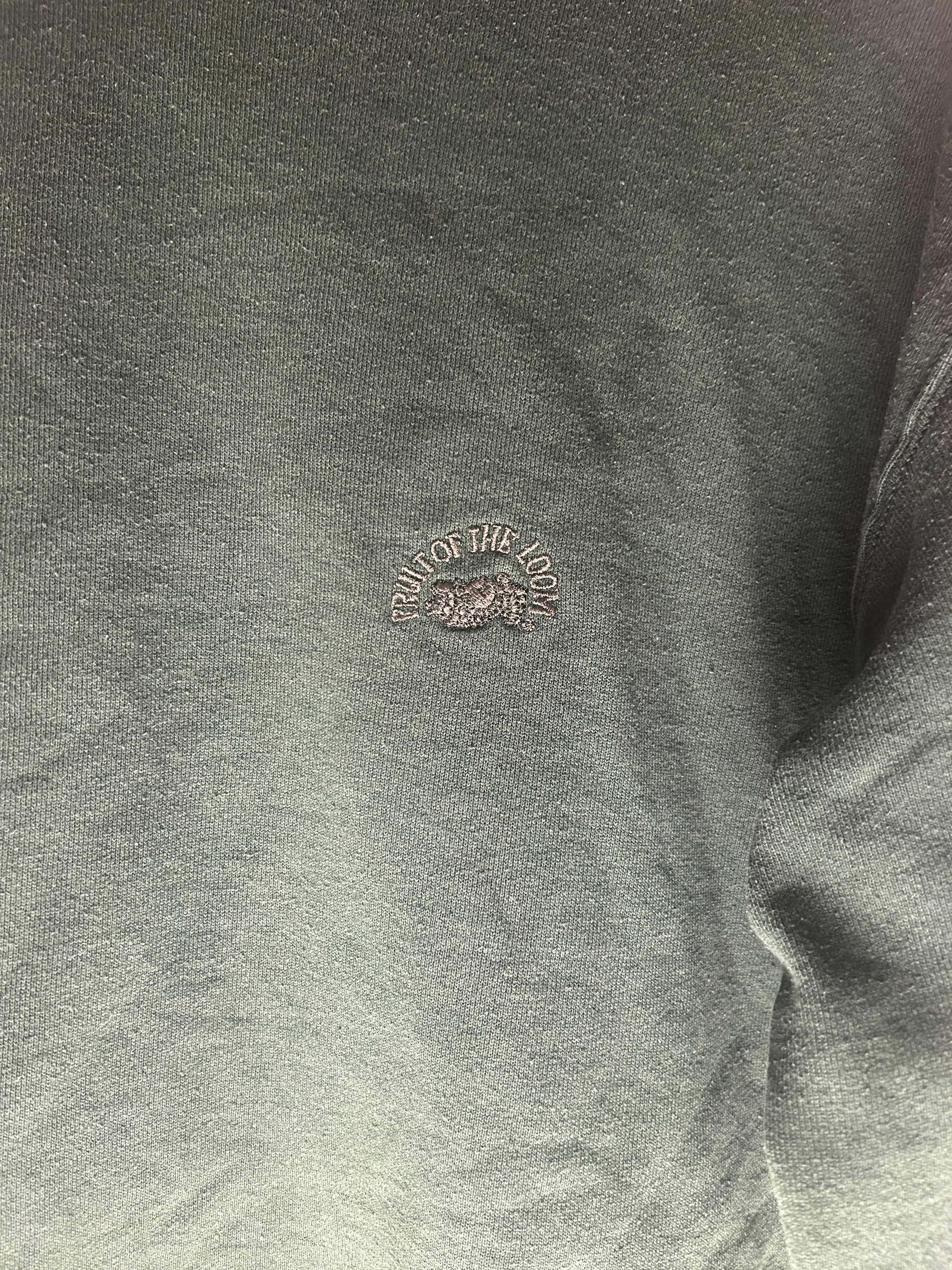 Fruit Of The Loom Vintage Fruit Of The Loom 90's Blank Crewneck Sweatshirt Size US L / EU 52-54 / 3 - 2 Thumbnail