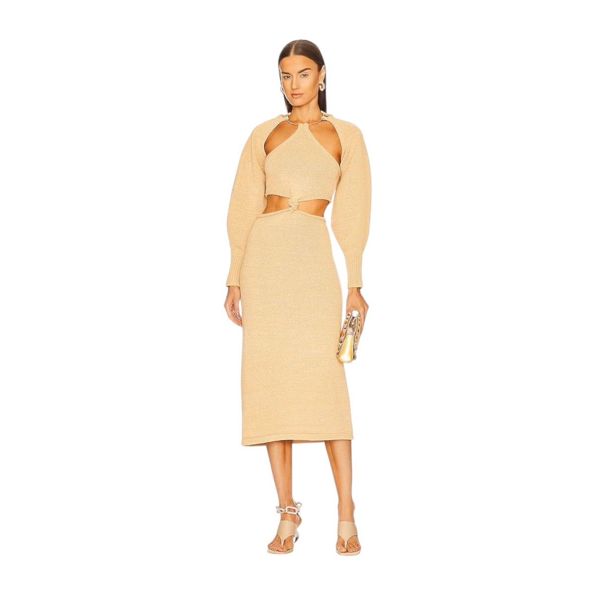 Cult Gaia Salima knit removable arm dress Size S / US 4 / IT 40 - 3 Thumbnail