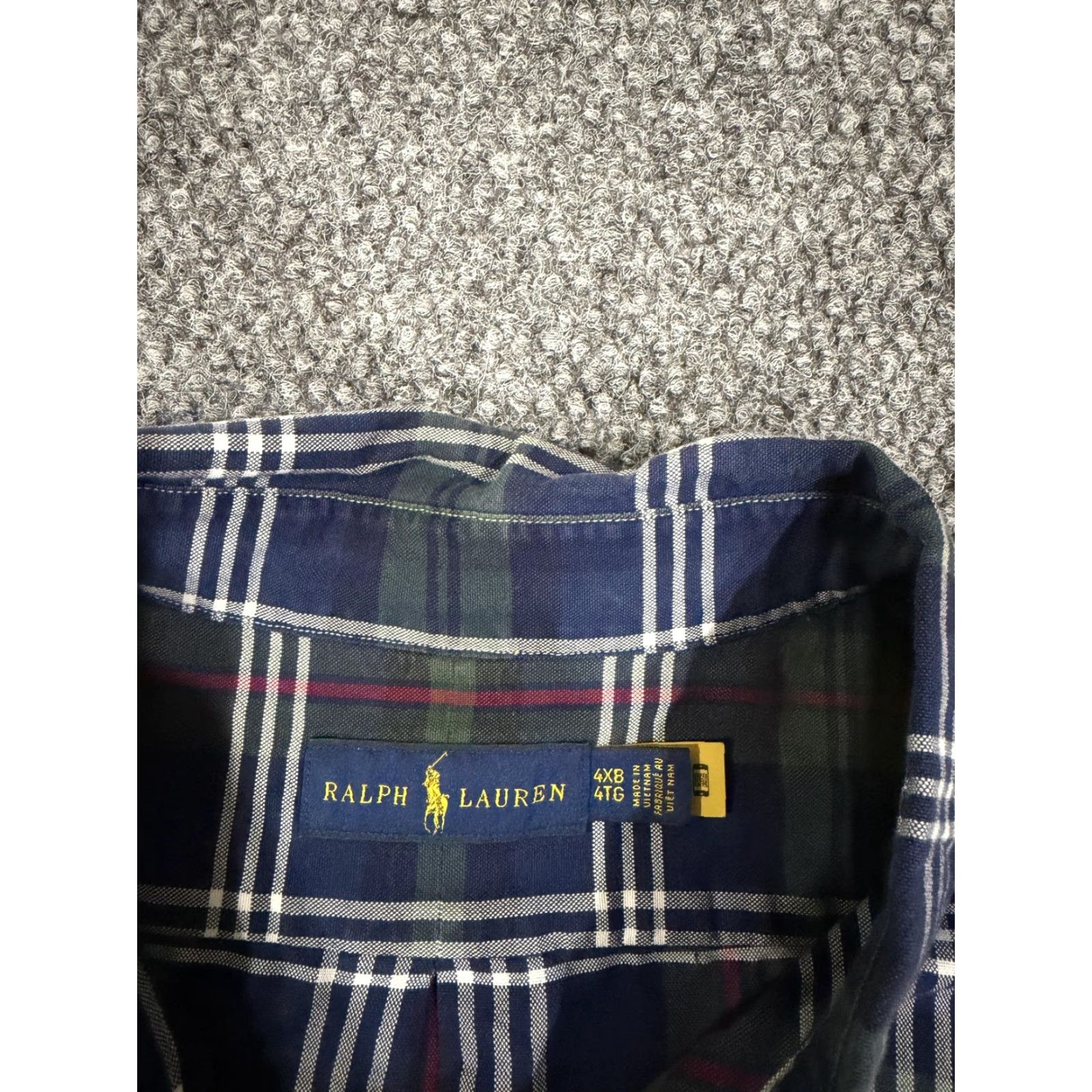 Ralph Lauren Ralph Lauren Shirt Mens 4XB Big & Tall Plaid Button-Down Long Sleeve Classic Fit Multicolor Size US XXL / EU 58 / 5 - 5 Thumbnail