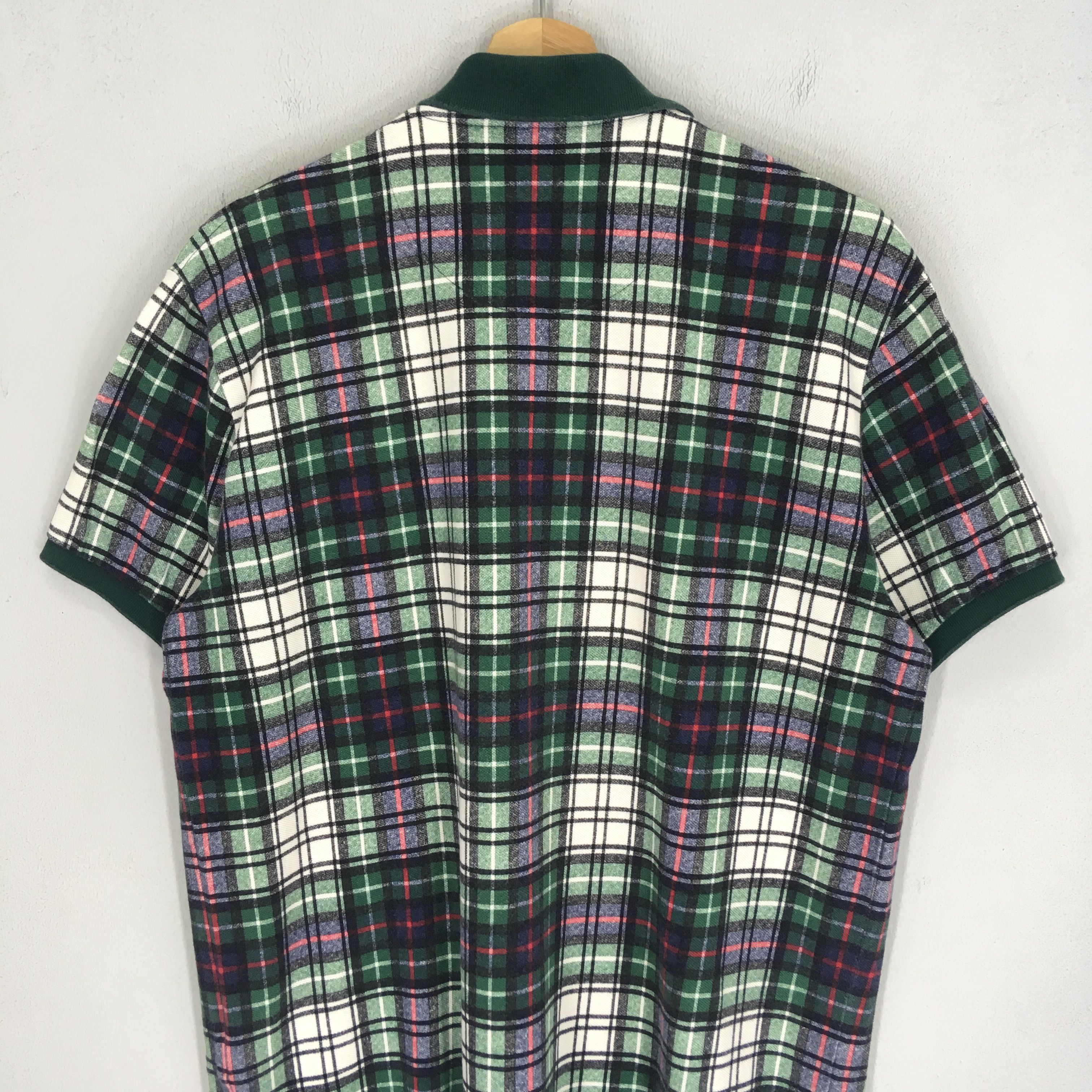 Polo Ralph Lauren Vintage Polo Ralph Lauren Big Pony Checkered Rugby Polo Tee Size US L / EU 52-54 / 3 - 4 Thumbnail