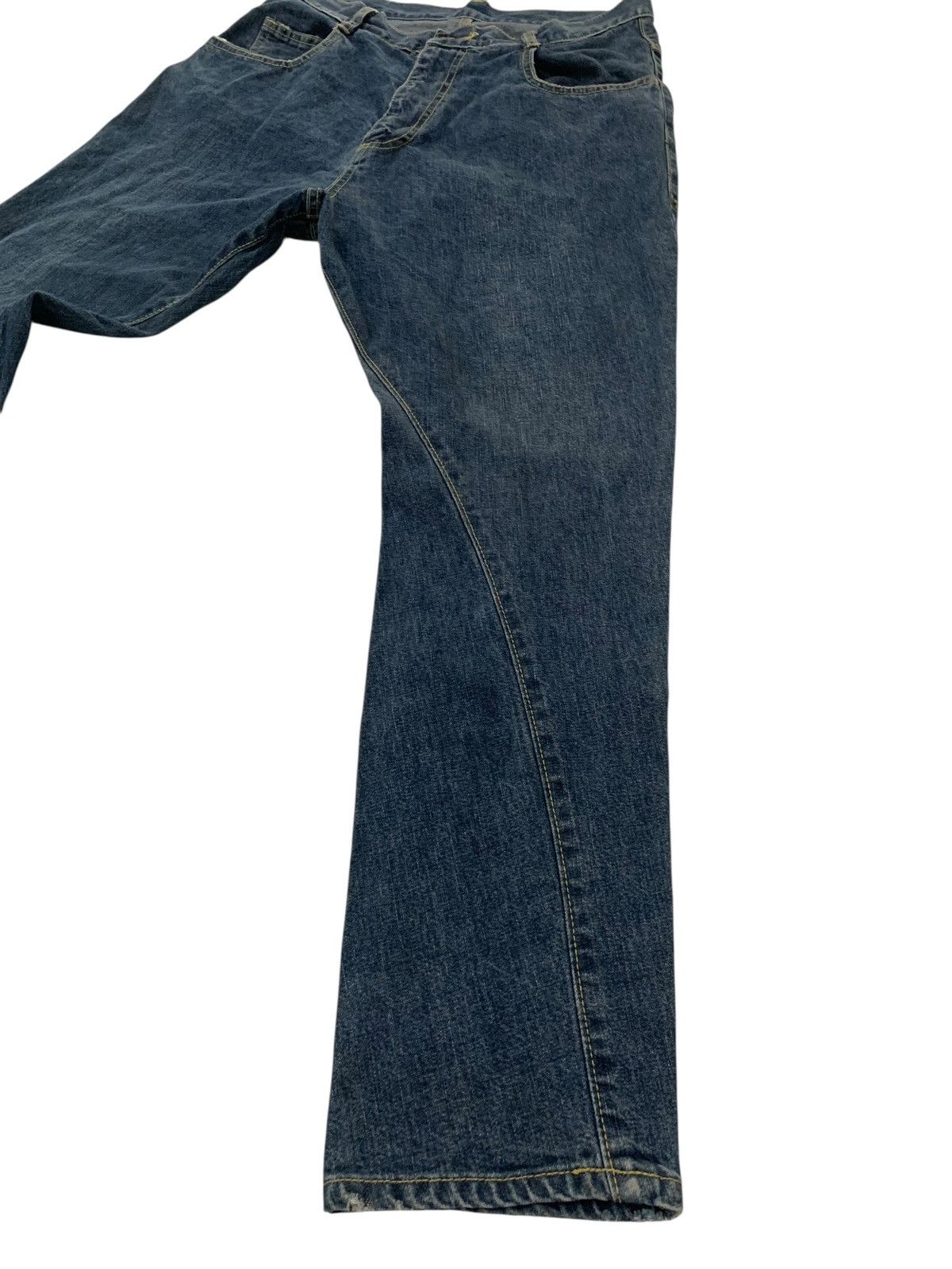 Frapbois Frapbois issey Miyake drop crotch spiral cut jeans Size US 30 / EU 46 - 2 Thumbnail