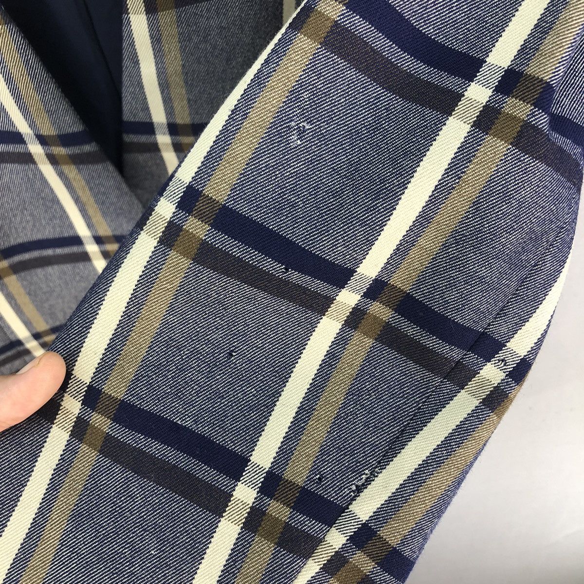 Aquascutum Vintage Aquascutum No Collar Jacket Size S / US 4 / IT 40 - 8 Thumbnail