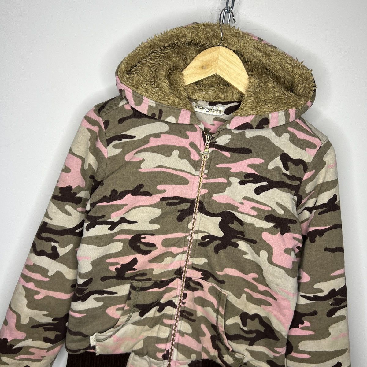 If Six Was Nine × Japanese Brand × Le Grande Bleu (L.G.B.) Vintage Fur Hoodie Giga DX If6was9 LGB Style Sweatshirt Y2K Size M / US 6-8 / IT 42-44 - 4 Thumbnail