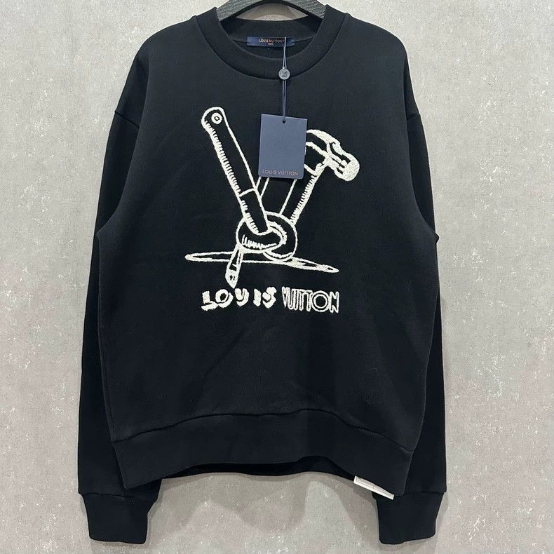 Louis Vuitton Louis Vuitton Tool Hammer Embroidered Sweatshirt Size US S / EU 44-46 / 1 - 1 Thumbnail