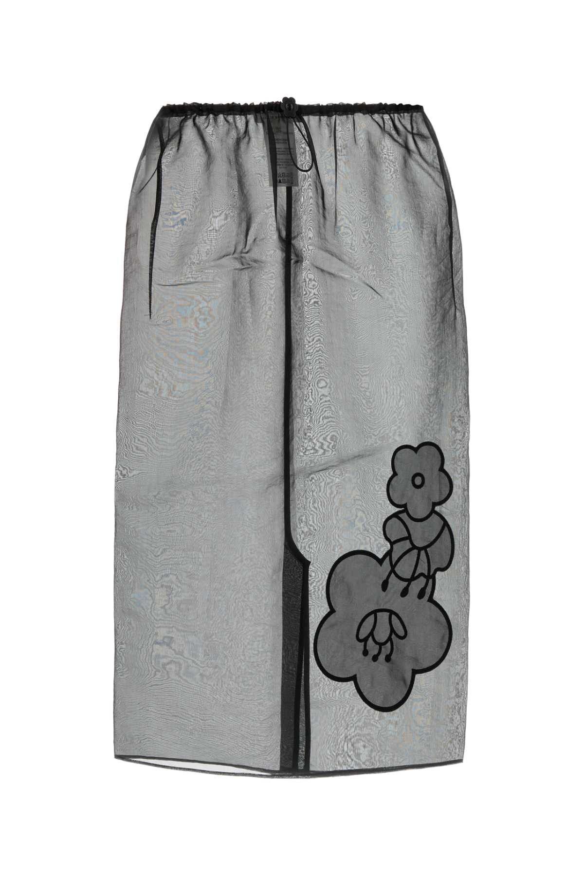 Cecilie Bahnsen Black Organza Bambi Skirt Size 26" / US 2 / IT 38 - 1 Thumbnail