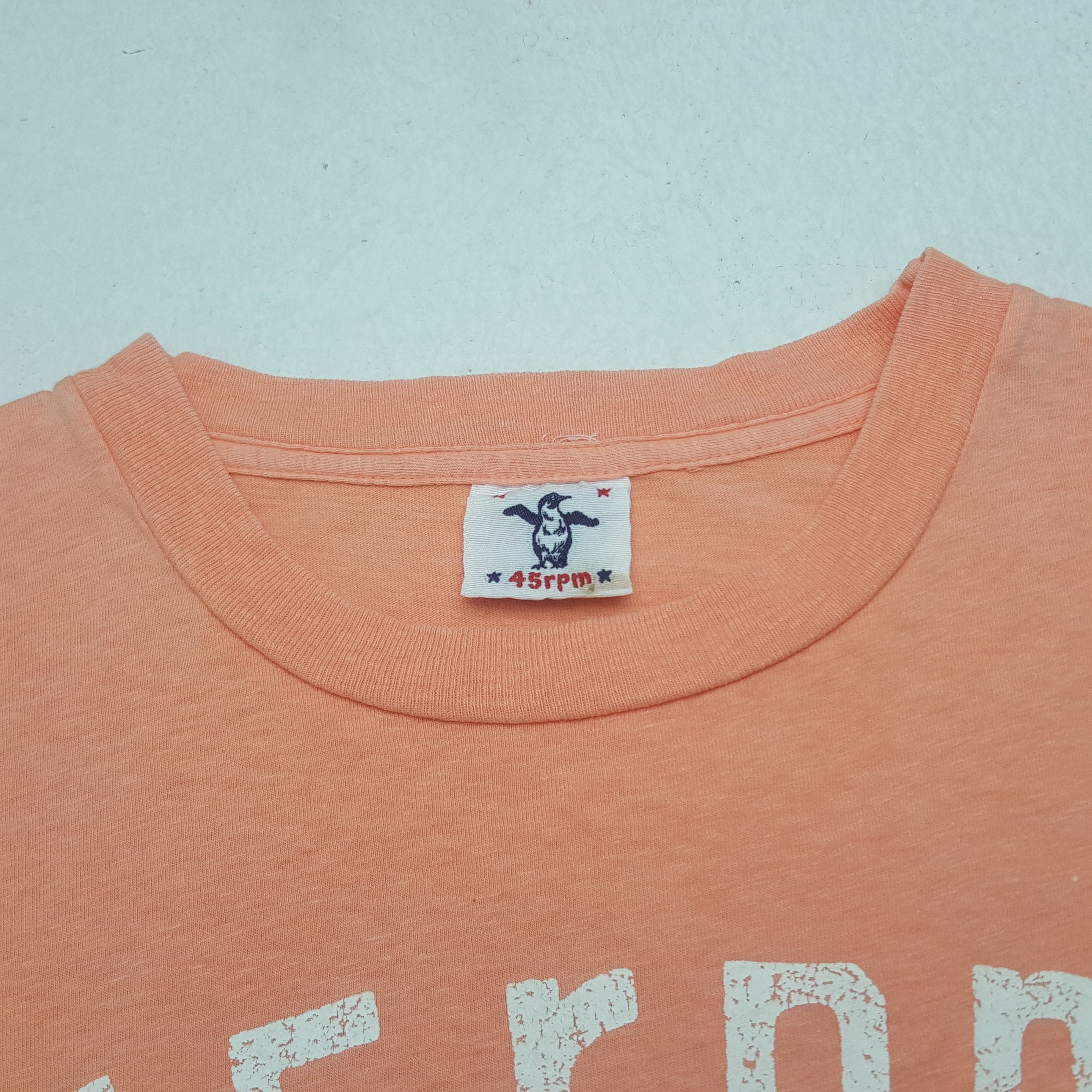 45rpm Vintage 45rpm Japanese Brand Retro Tshirt RR8 Size US S / EU 44-46 / 1 - 4 Thumbnail