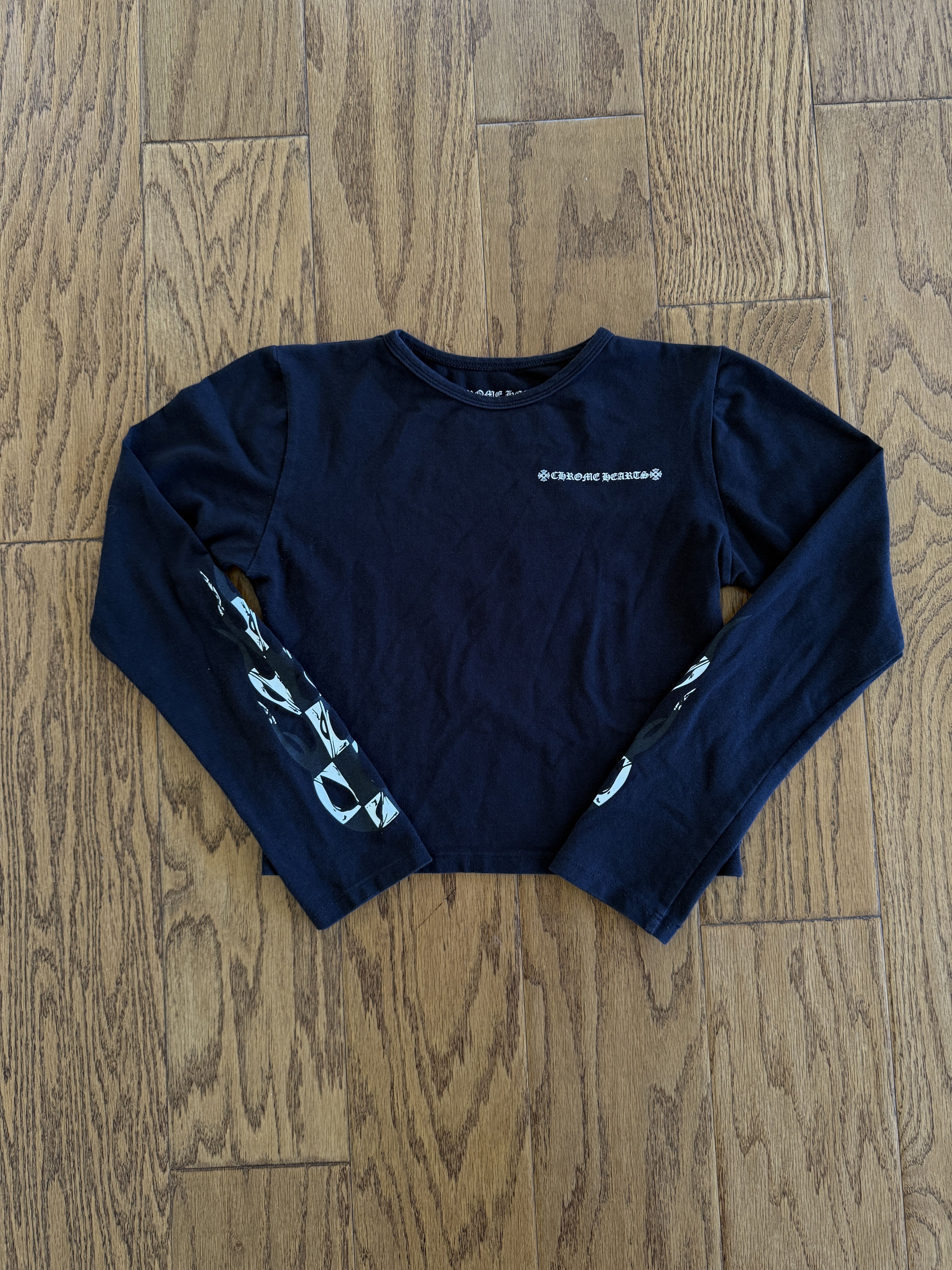 CH Matty Boy Flame Longsleeve Crop top