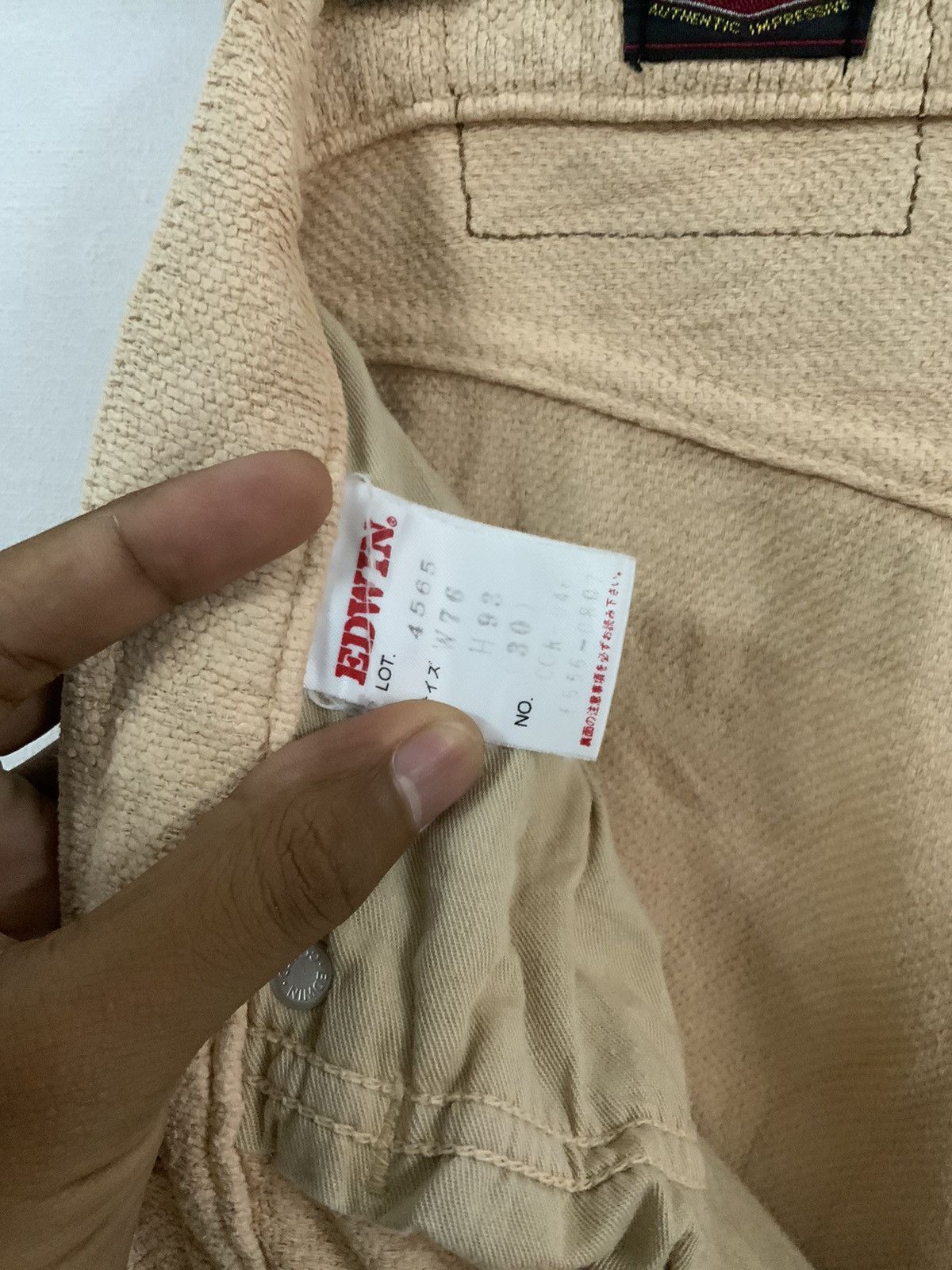 Edwin Edwin Velvet Japan Made Jeans Size US 30 / EU 46 - 19 Thumbnail