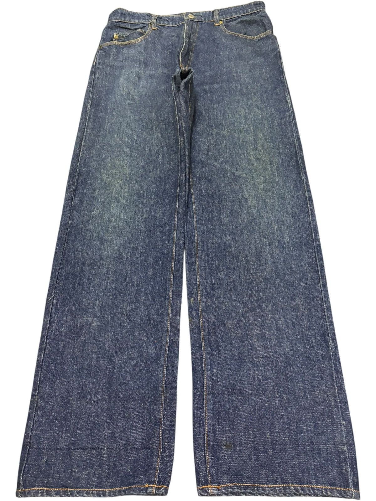 Big John Vintage Big John Blue Wash Loose Jeans Size US 33 - 1 Thumbnail