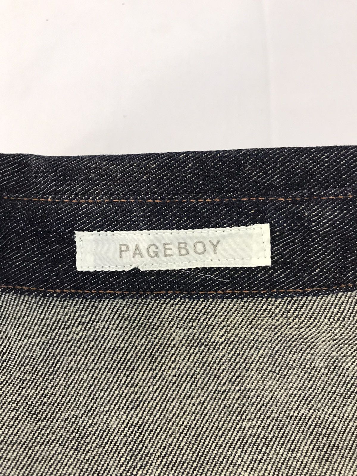 Japanese Brand × Vintage Vintage Unisex PageBoy Indigo Denim Jeans Jacket Style Size US S / EU 44-46 / 1 - 7 Thumbnail