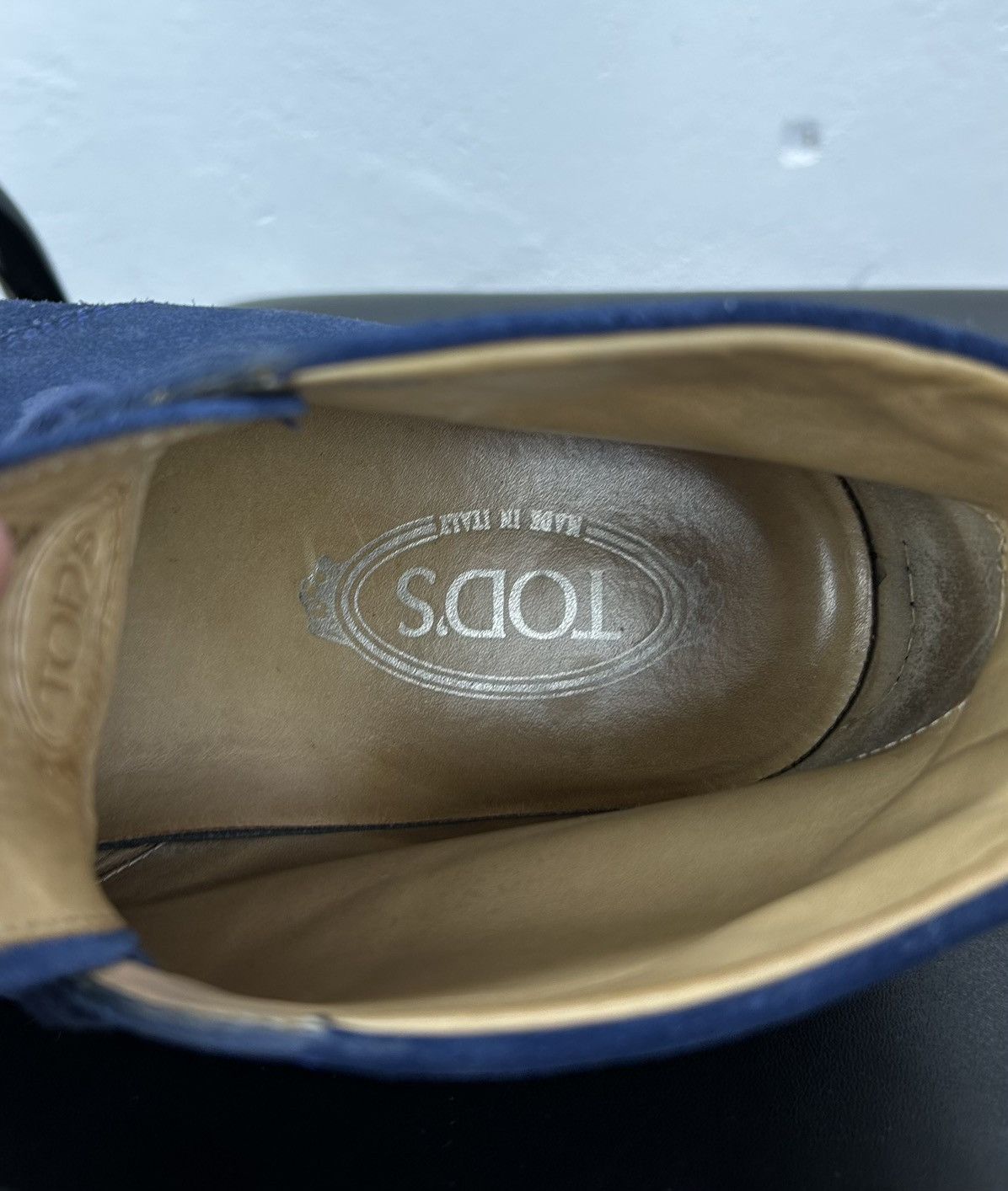 Tod's Tod’s Leather Men’s Hi top Shoes Blue Size 43 Size US 10.5 / EU 43-44 - 8 Thumbnail