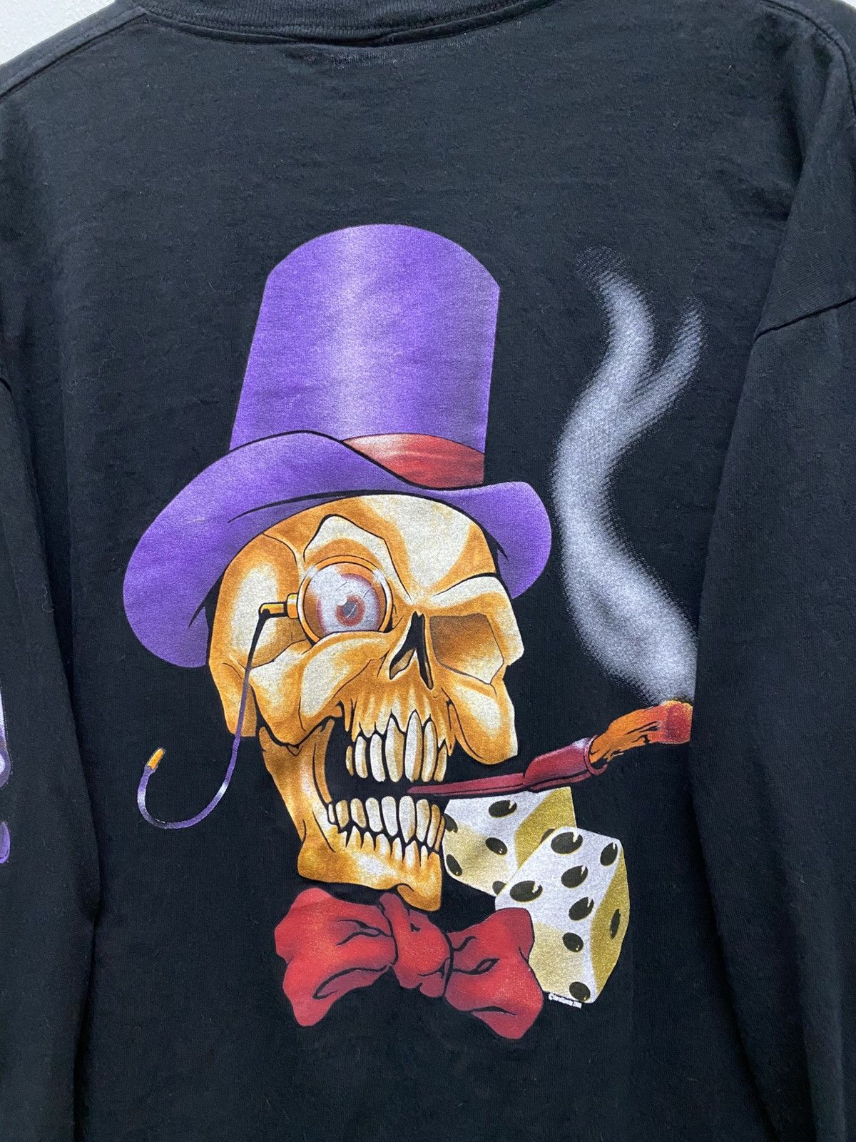 JNCO Vintage Skull Like Jnco Design Long Sleeve Flame Copyrights Size US L / EU 52-54 / 3 - 5 Thumbnail
