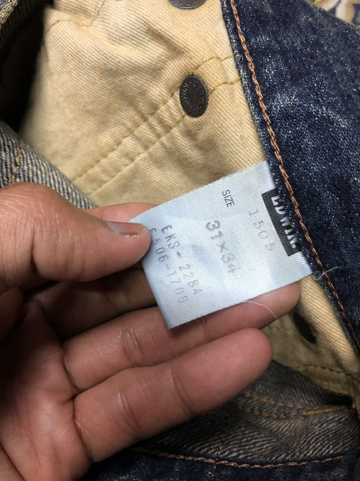 Edwin BAGGY WIDE LEG RUSTY BLUE SELVEDGE DENIM Size US 30 / EU 46 - 5 Thumbnail