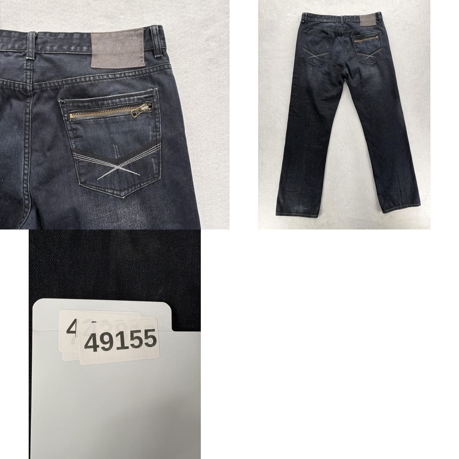 Sean John VINTAGE Sean John Hamilton Jeans Mens 36x32 Black Straight Denim Hip Hop Y2K Size US 36 / EU 52 - 9 Thumbnail
