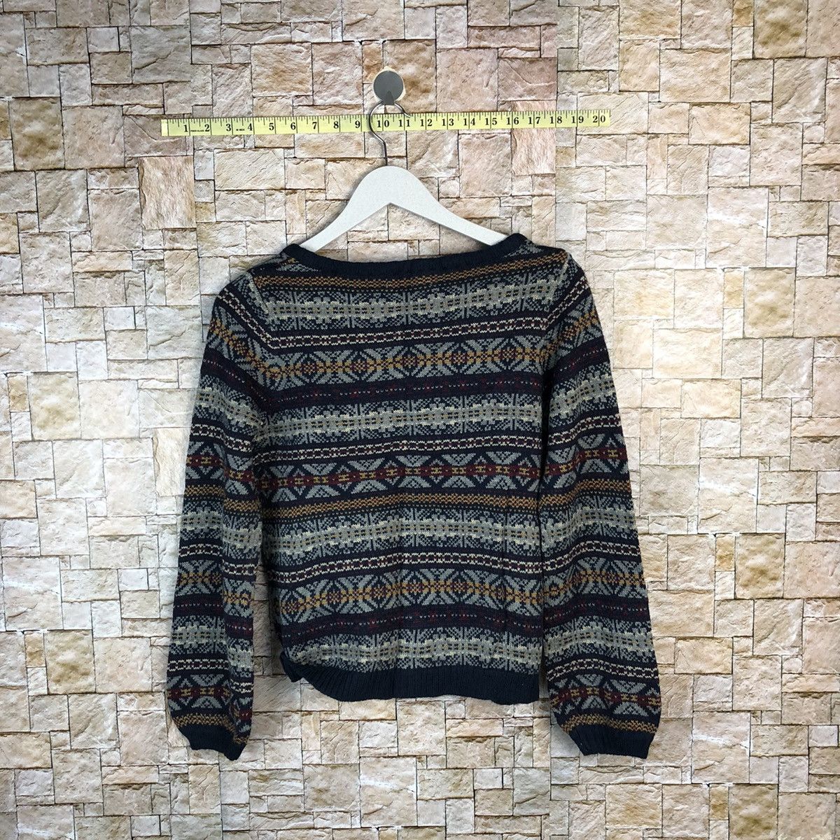 Japanese Brand Earth Music & Econology Cardigan Knitwear #A1061 Size S / US 4 / IT 40 - 12 Thumbnail