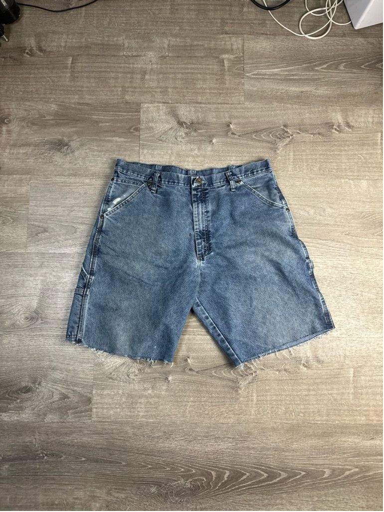 Wrangler Men's Wrangler Carpenter Denim Shorts Size 36 Blue Size US 36 / EU 52 - 2 Thumbnail