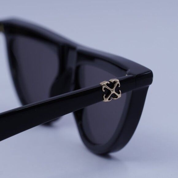 Off-White Off-White OERI13V JASPER 1007 Sunglasses Black Geometric Size ONE SIZE - 5 Thumbnail