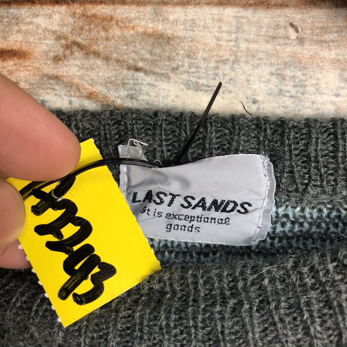 Homespun Knitwear × Japanese Brand Last Sands vintage Grey Knitwear sweatshirt #A2243 Size US M / EU 48-50 / 2 - 10 Thumbnail