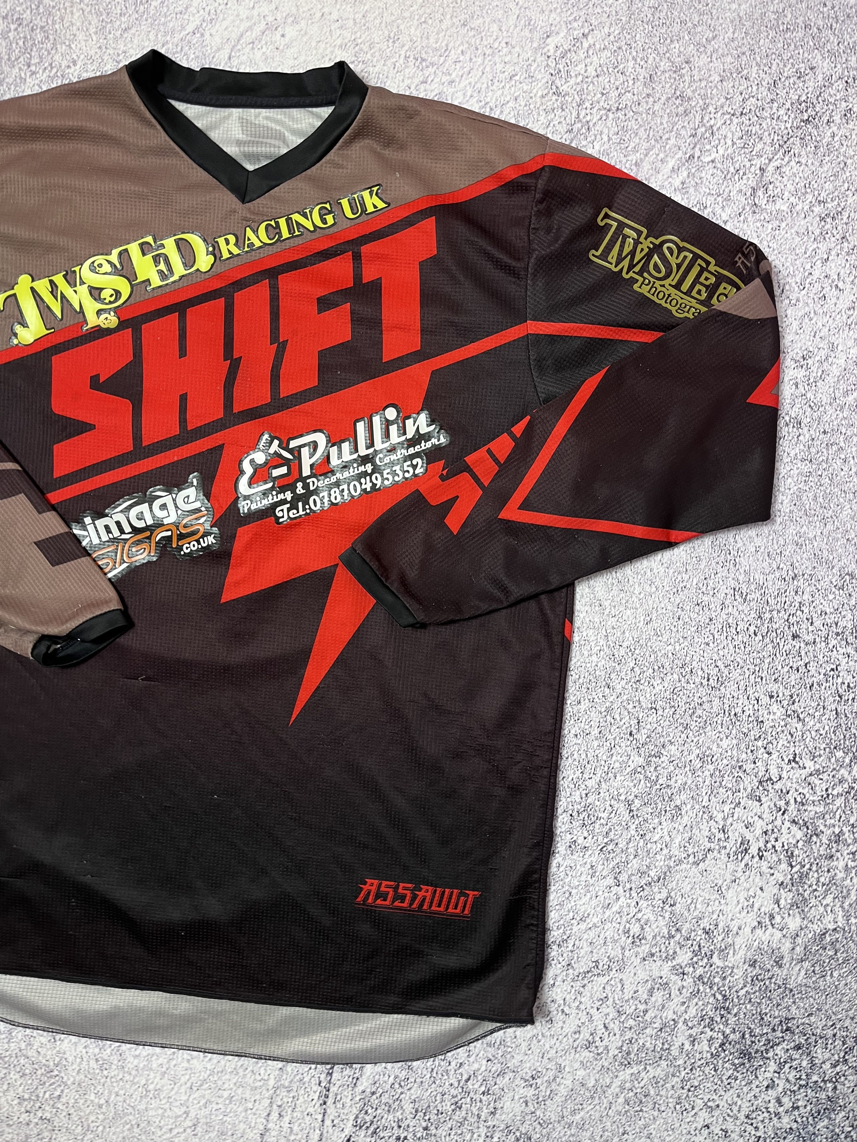 Vintage Racer motorcycle racing Moto T-shirt jersey Size L #46 Parky Size US L / EU 52-54 / 3 - 2 Thumbnail