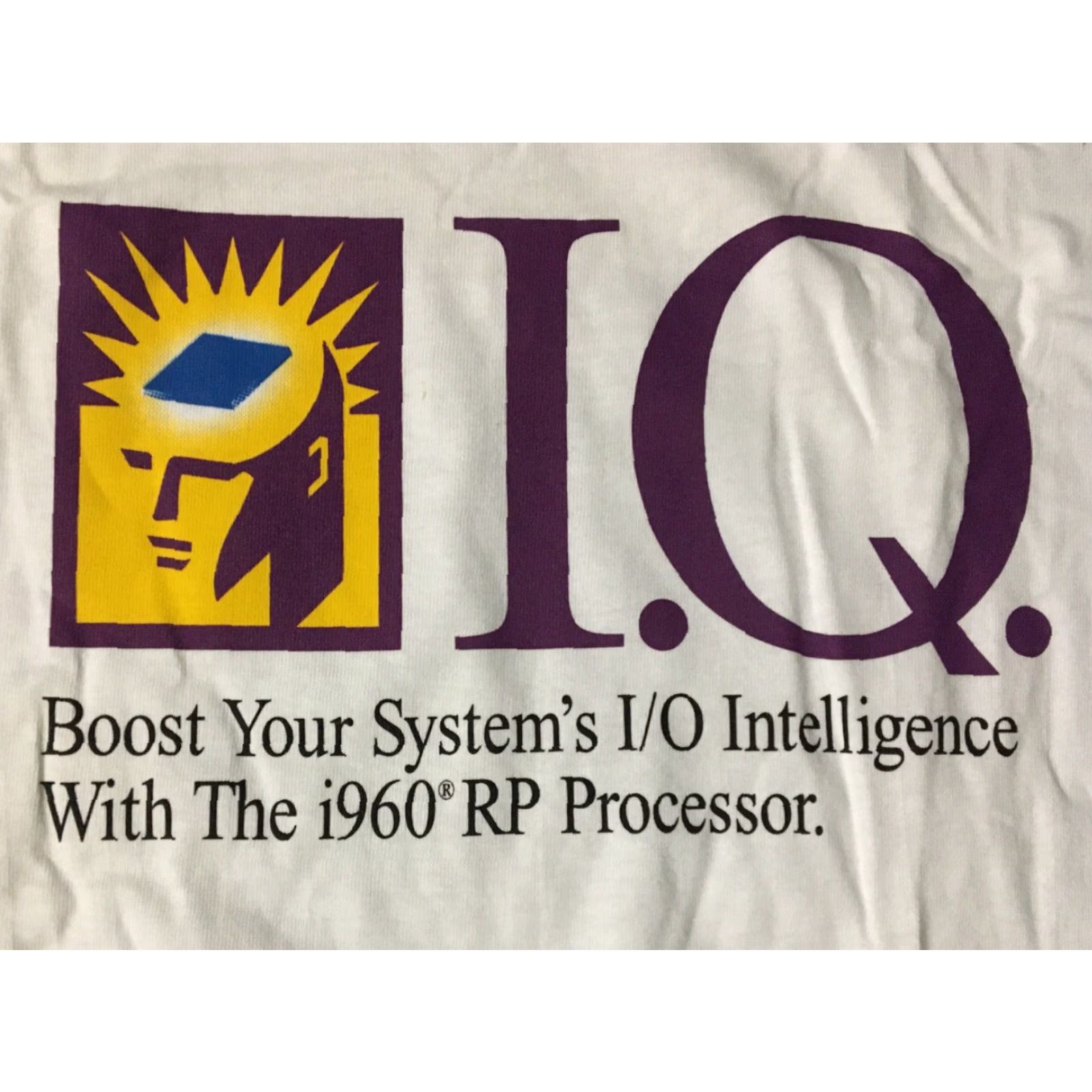 Vintage VINTAGE Intel i960 Promo Shirt XL White Men T-Shirt Size US XL / EU 56 / 4 - 2 Thumbnail