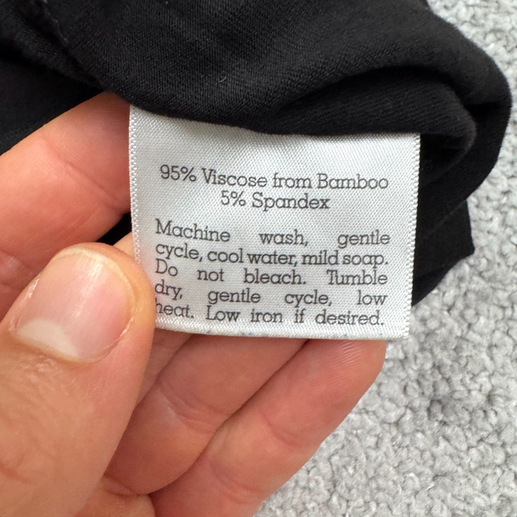 Vintage Yala Shirt Dress Womens Large Black 3/4 Sleeve Boat Neck A-Line T-Shirt Dress Vintage No Size L / US 10 / IT 46 - 6 Thumbnail