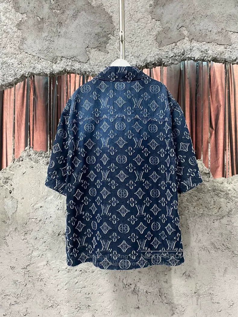 Louis Vuitton Louis Vuitton Denim Short Sleeve Jacket Size US L / EU 52-54 / 3 - 2 Thumbnail