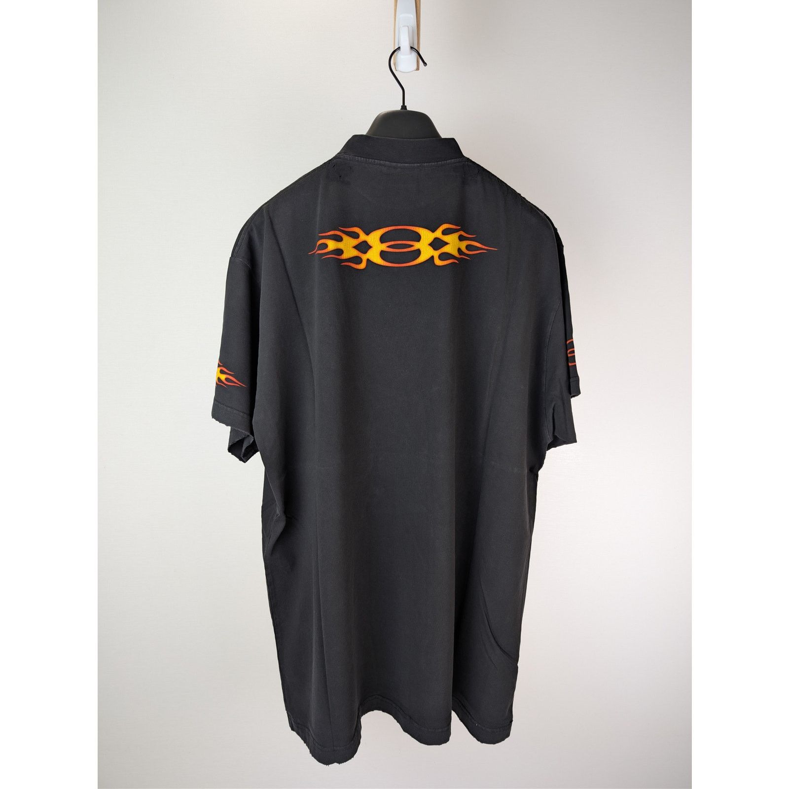 Balenciaga o1rshd1 Q:2 / Vintage Burning Unity Oversized Jersey T-Shirt Size US XL / EU 56 / 4 - 15 Thumbnail