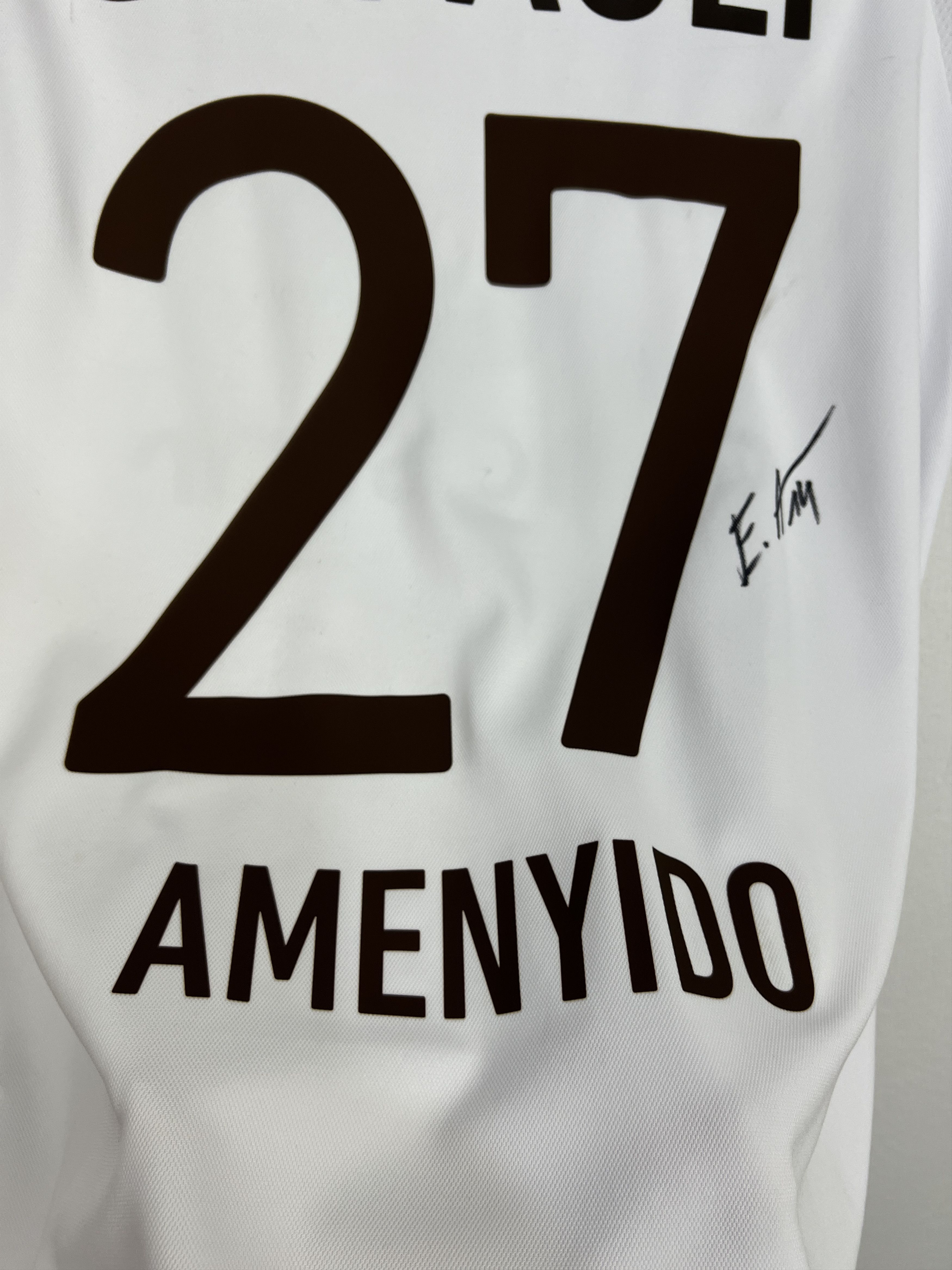 Vintage St Pauli football shirt 2021 Player Issue Amenyido Signed Size US M / EU 48-50 / 2 - 11 Thumbnail