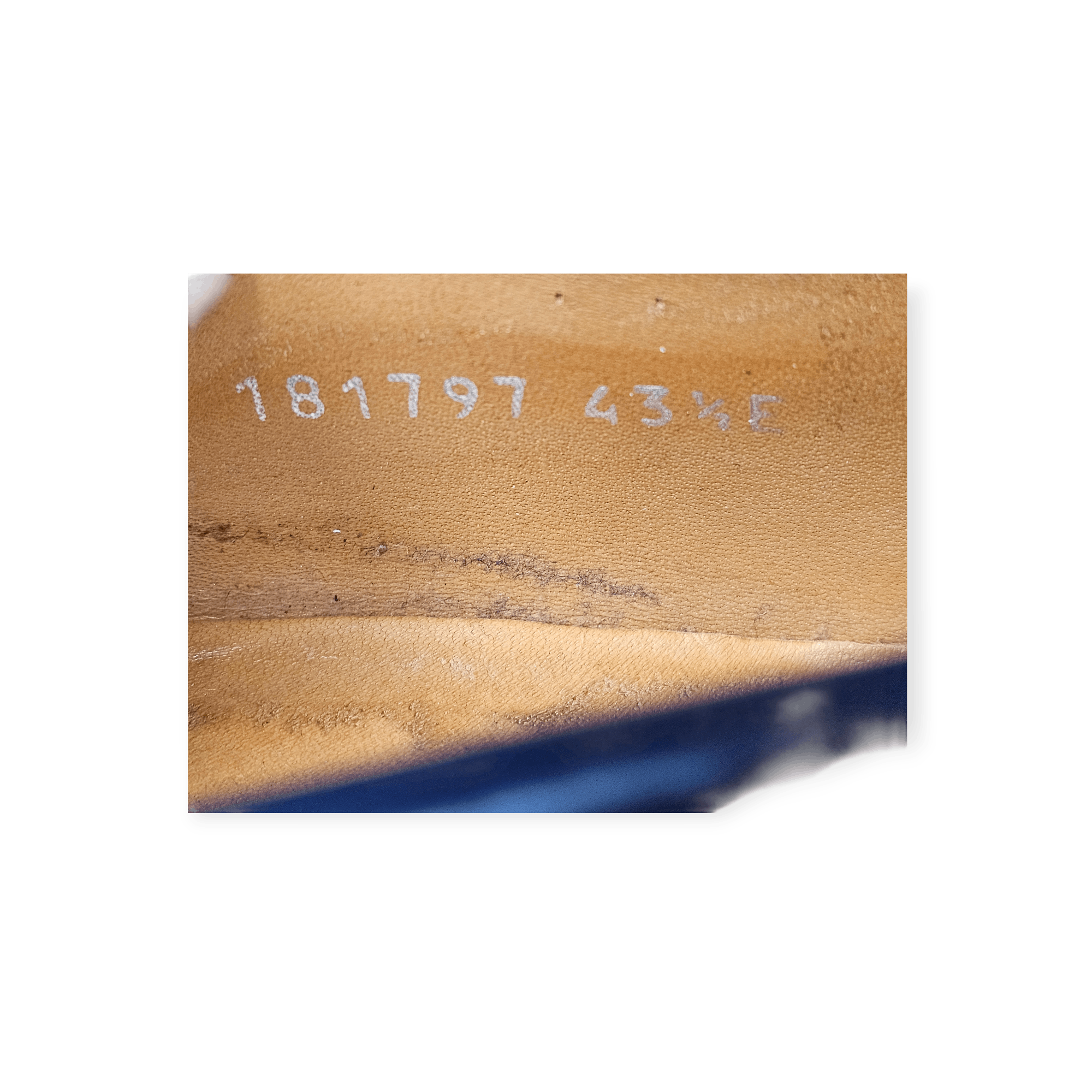 Gucci Brown & Royal Blue Leather Penny Loafers US 10.5 EU 43