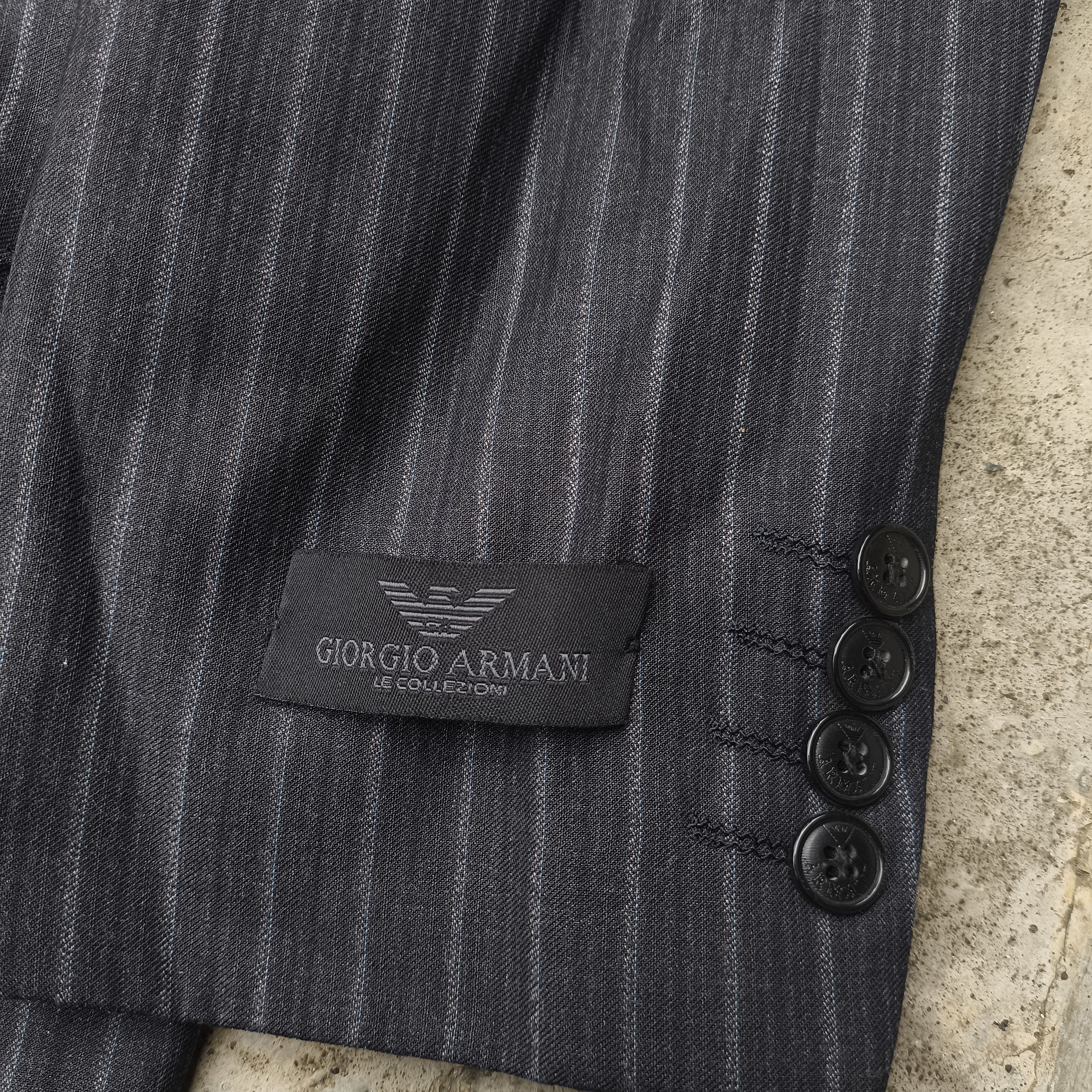 Giorgio Armani Giorgio Armani striped blazer suits kacket Size US L / EU 52-54 / 3 - 3 Thumbnail