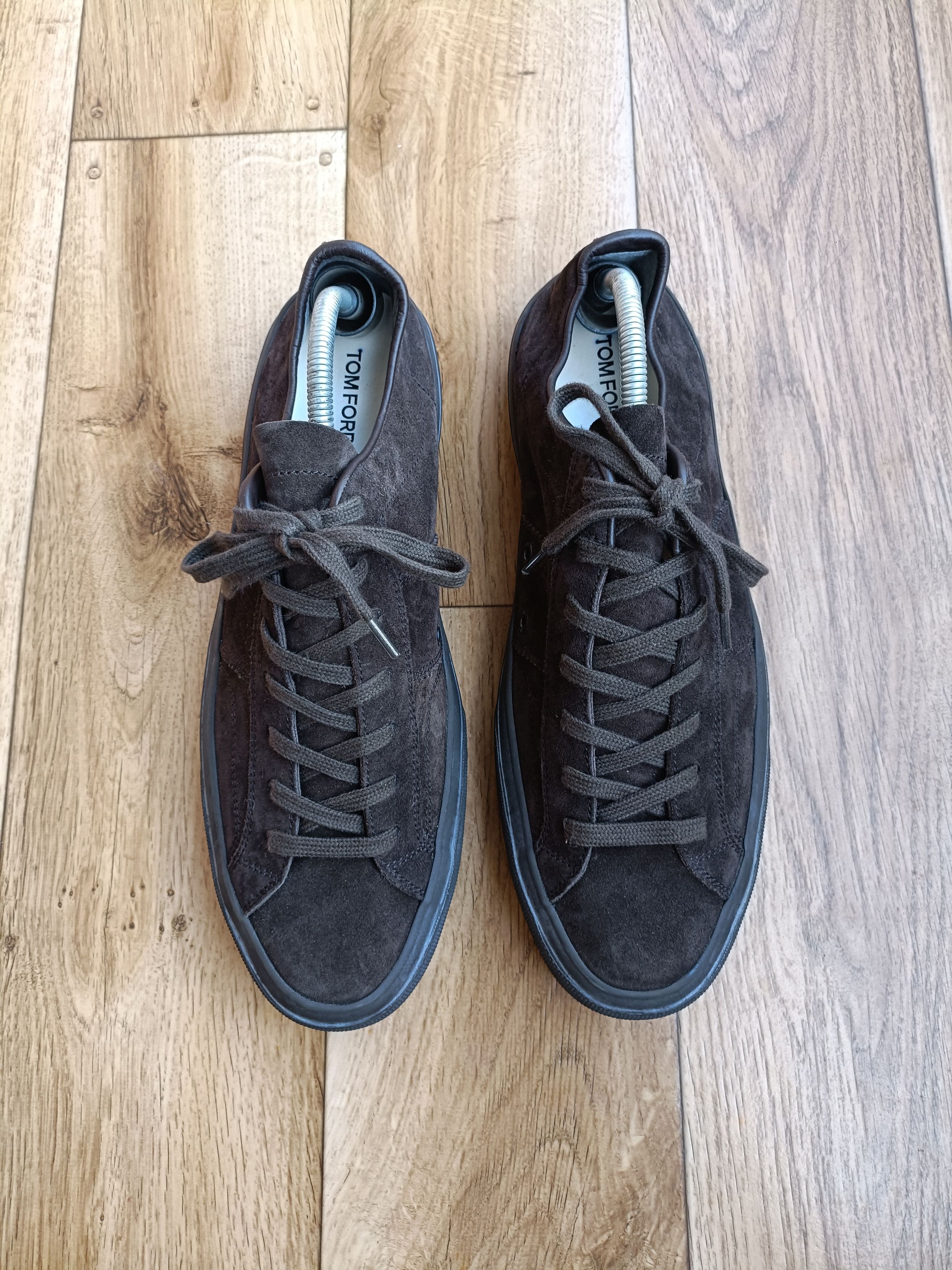 スニーカー TOM FORD Low-top suede sneakers TOM FORD Jackson Suede Sneakers for Men | MR PORTER