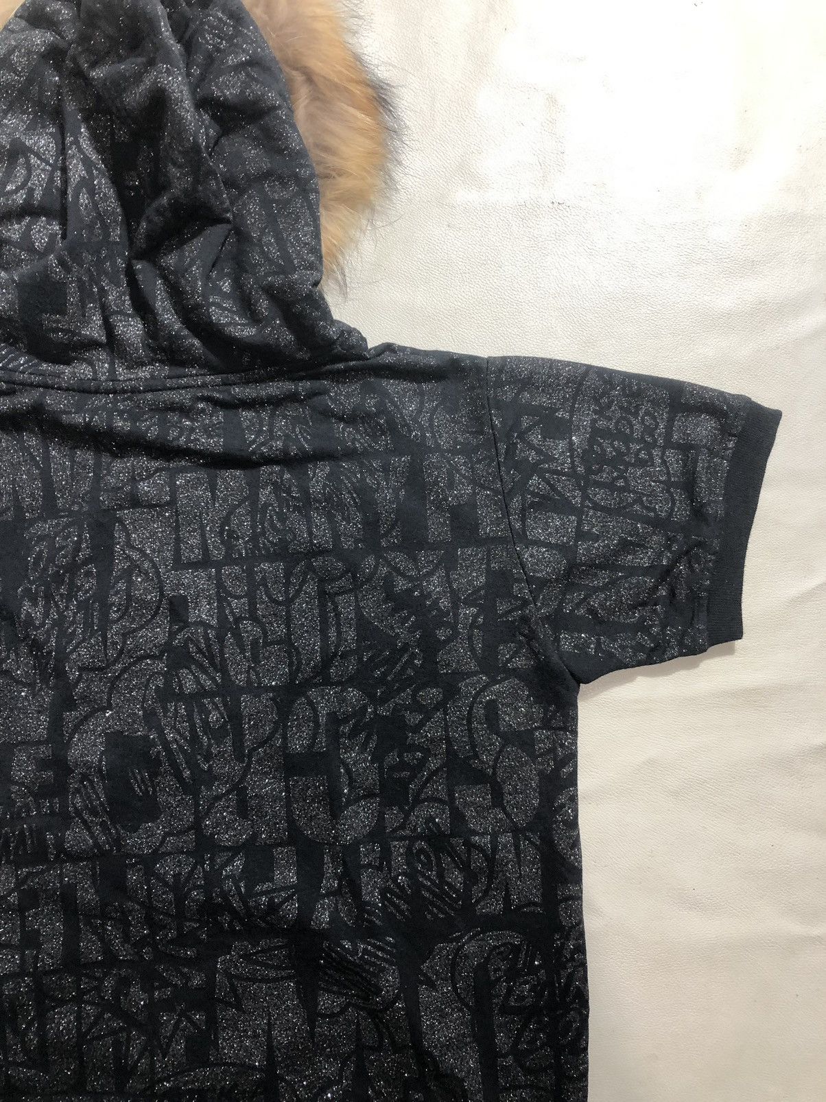 If Six Was Nine × Japanese Brand × Le Grande Bleu (L.G.B.) Japanese Gothic Poem Fur Hoodie Zip Ifsixwasnine Style Size US L / EU 52-54 / 3 - 8 Thumbnail