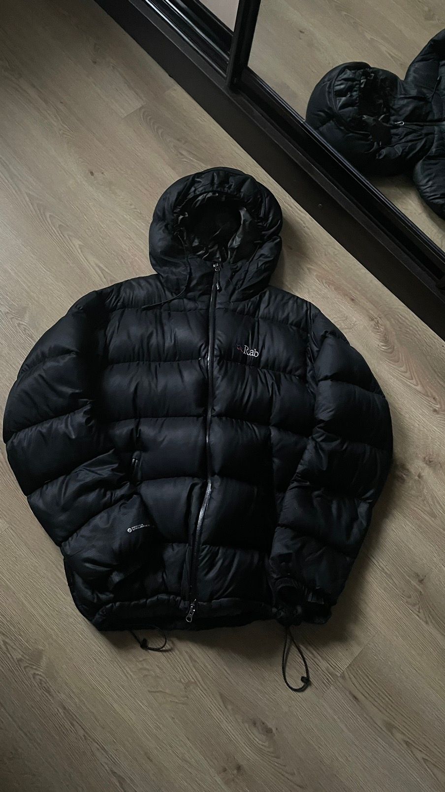 Pre-owned Outdoor Life X Rab Down Jacket Outdoor Neutrino Endurance In Black
