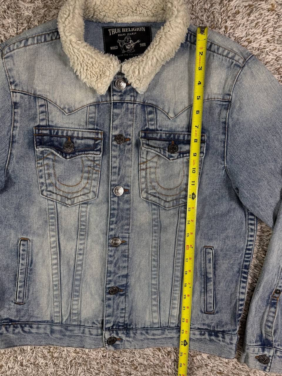 True Religion True Religion Jimmy Sherpa Denim Blue Jacket Size US L / EU 52-54 / 3 - 5 Thumbnail