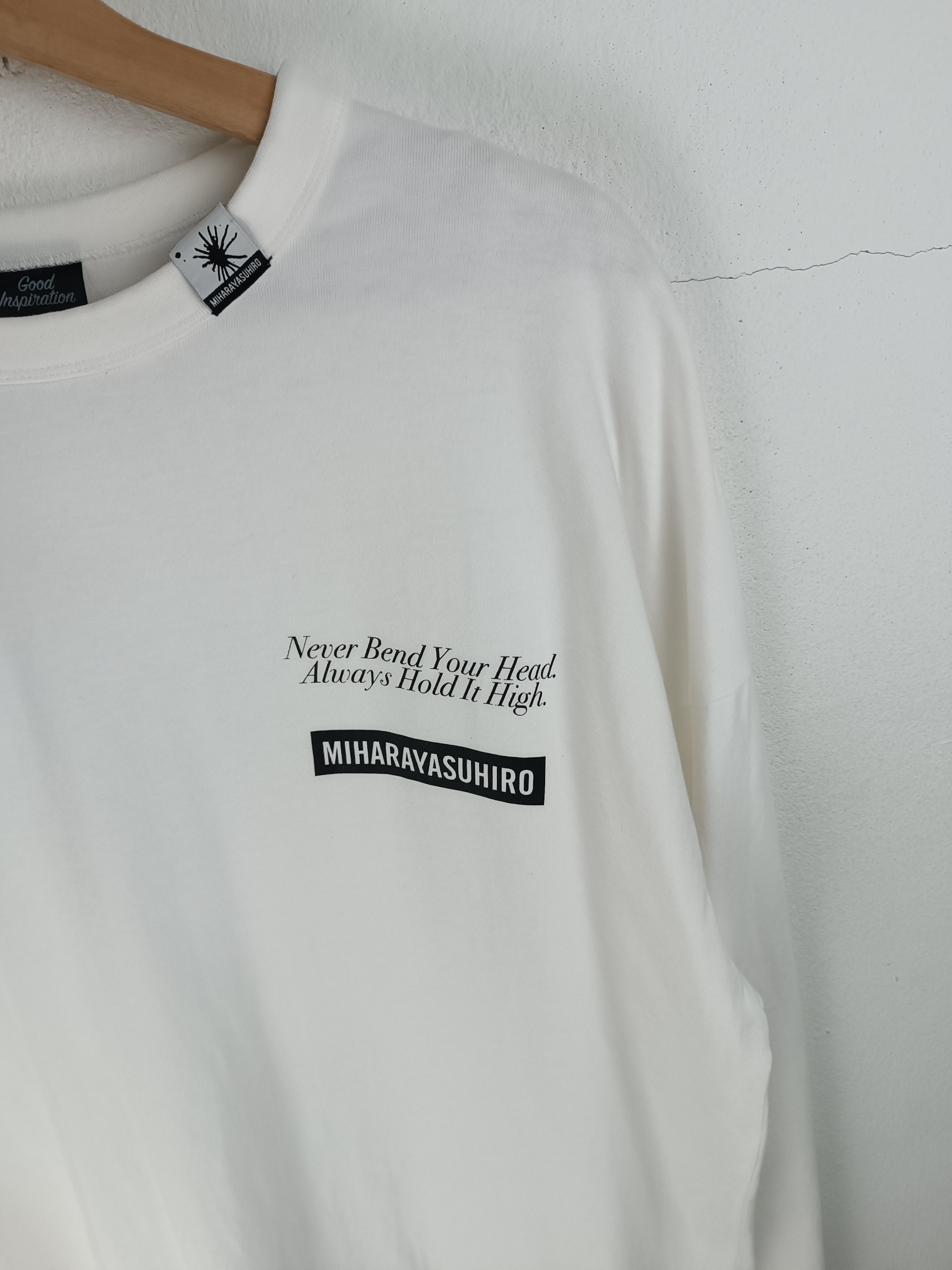 Maison MIHARA YASUHIRO VINTAGE MIHARAYASUHIRO GOOD INSPIRATION L/S TEE Size US L / EU 52-54 / 3 - 8 Thumbnail