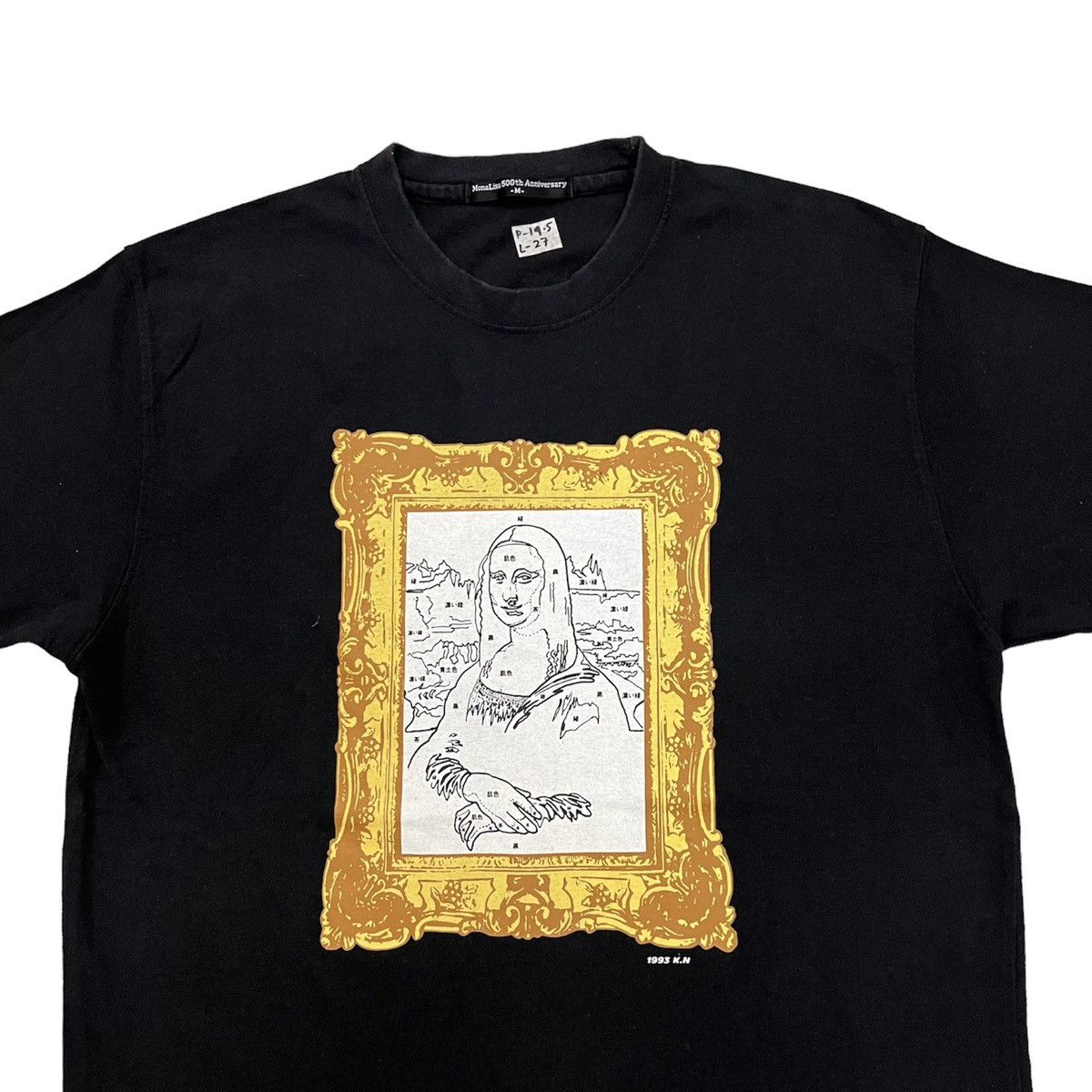 Vintage Vintage 90s Monalisa 500th Anniversary Leonardo Da Vinci Size US M / EU 48-50 / 2 - 2 Thumbnail