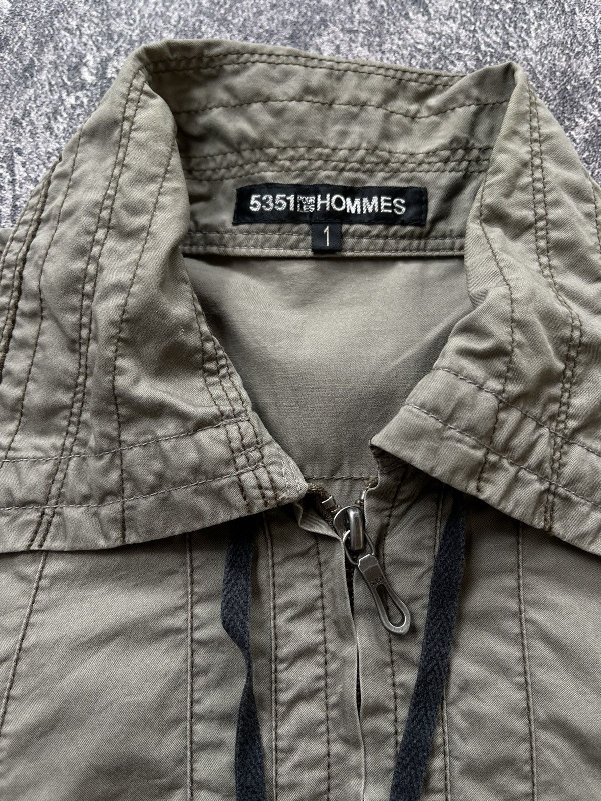 5351 POUR LES HOMMES 5351 Pour Les Hommes vkei lgb style zipper shirt Size US M / EU 48-50 / 2 - 7 Thumbnail