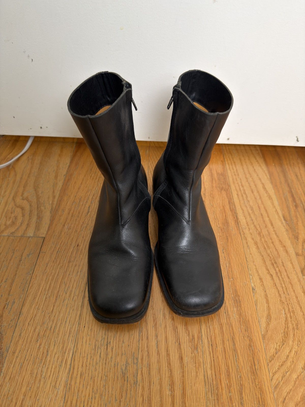 Maison Margiela Artisanal Square-Toe Boots c. 2002 Size US 7 / EU 40 - 6 Thumbnail