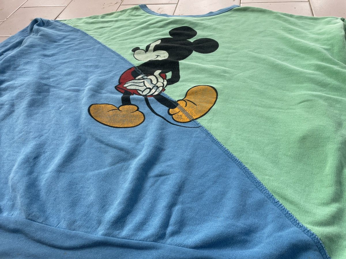 Disney × Mickey Mouse × Vintage Vintage mickey mouse double connecting fabric sweatshirt Size US L / EU 52-54 / 3 - 7 Thumbnail