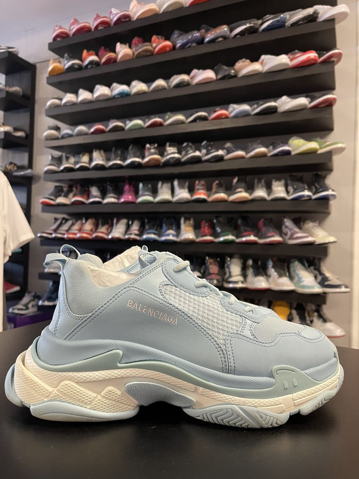 Balenciaga Size 12US/45US - Balenciaga Triple S "Light Blue" Size US 12 / EU 45 - 3 Thumbnail