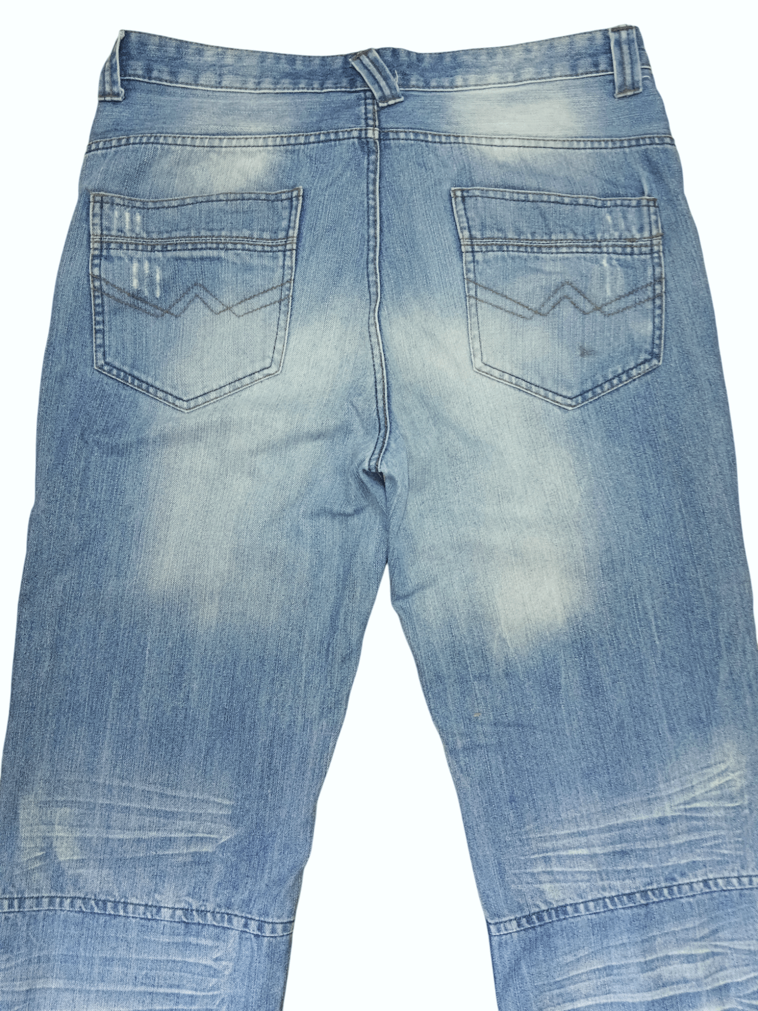 Denim & Co. 🔥FYE🔥 Button Fly Distressed Punk Denim Size US 34 / EU 50 - 6 Thumbnail
