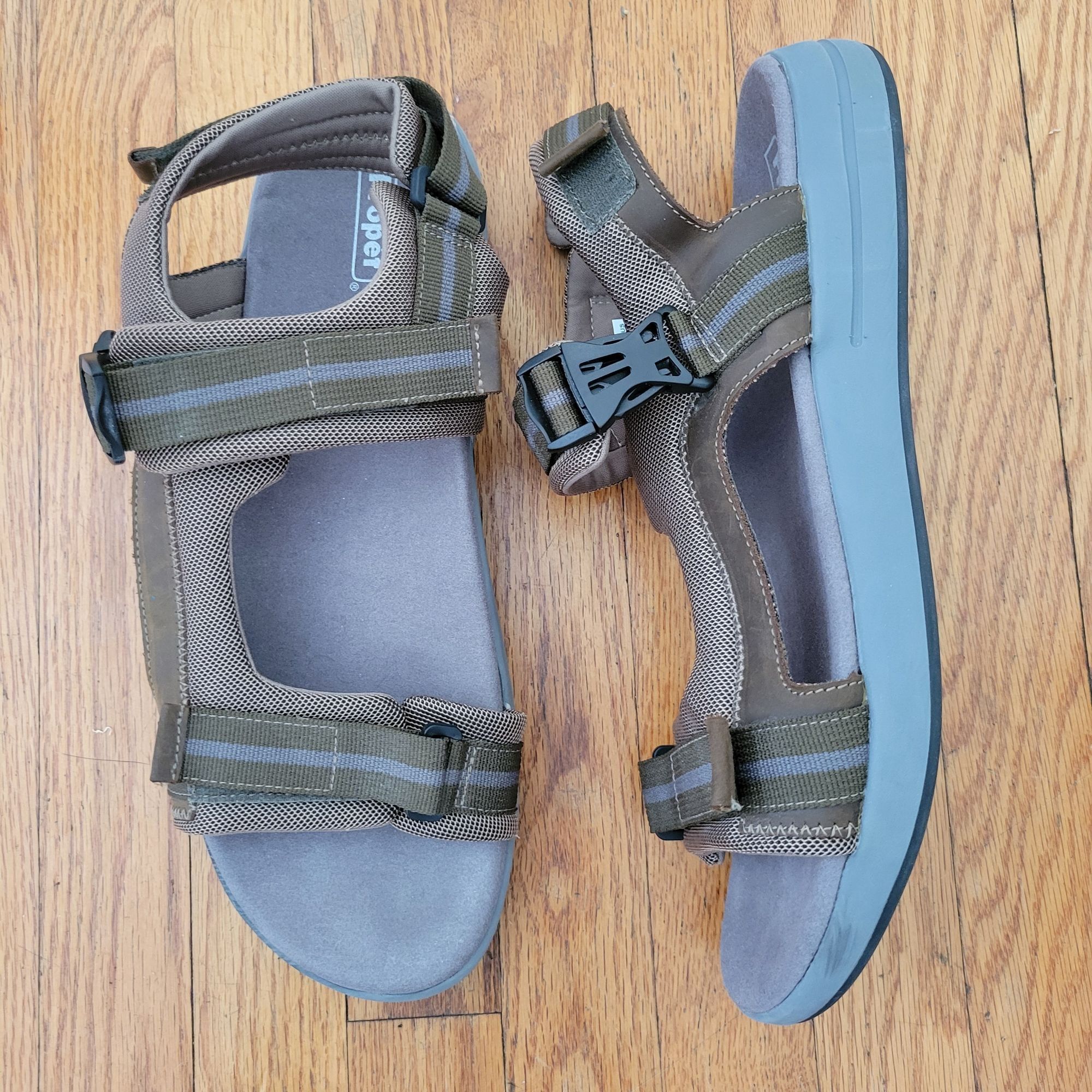 Other Propet ELI Adjustable 3 Strap Sandals 15 Olive Summer Hiking Size US 15 / EU 48 - 1 Thumbnail