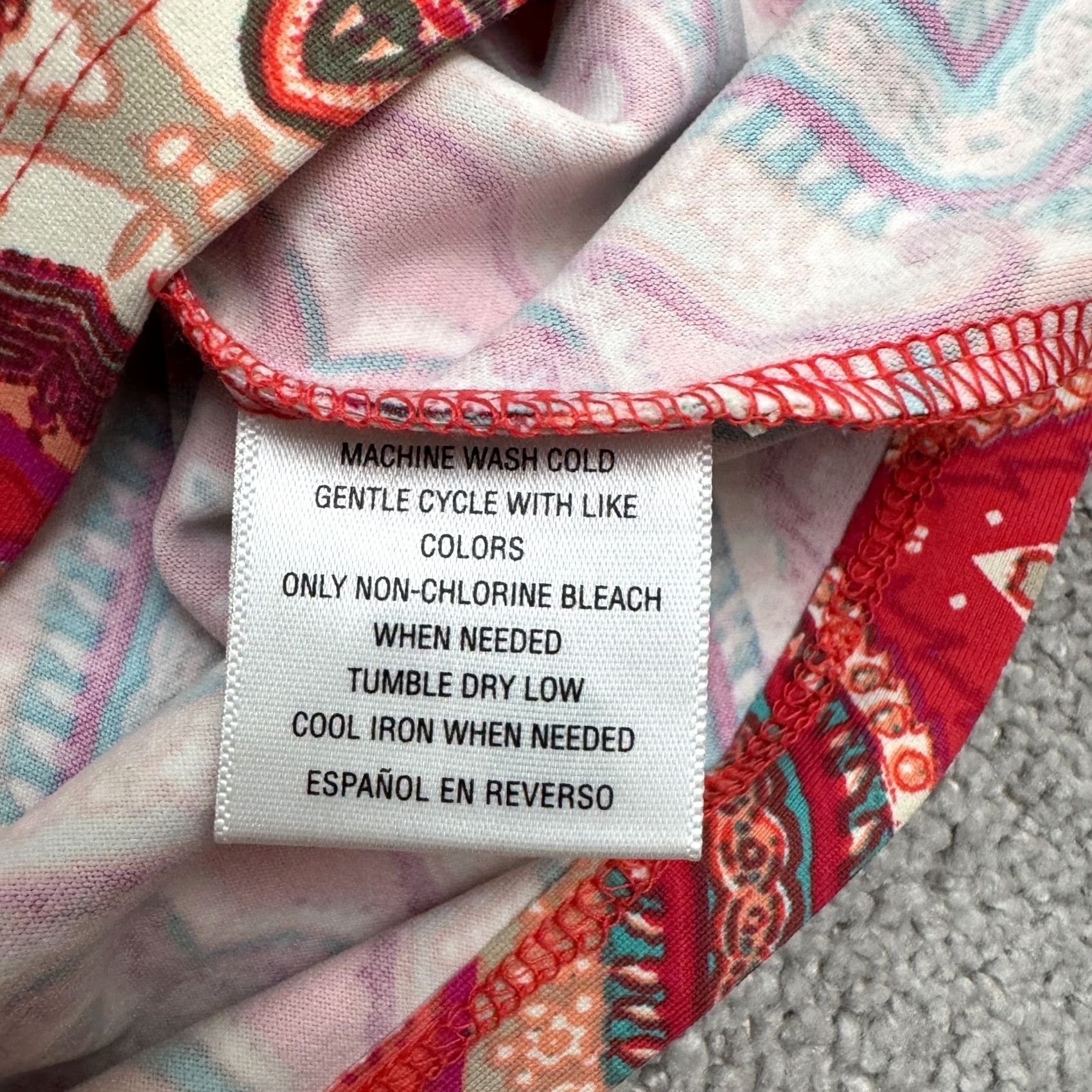 Charter Club Charter Club Paisley Sleeveless Midi Shift Dress Womens XL Multicolor Nylon Boho Size XL / US 12-14 / IT 48-50 - 6 Thumbnail
