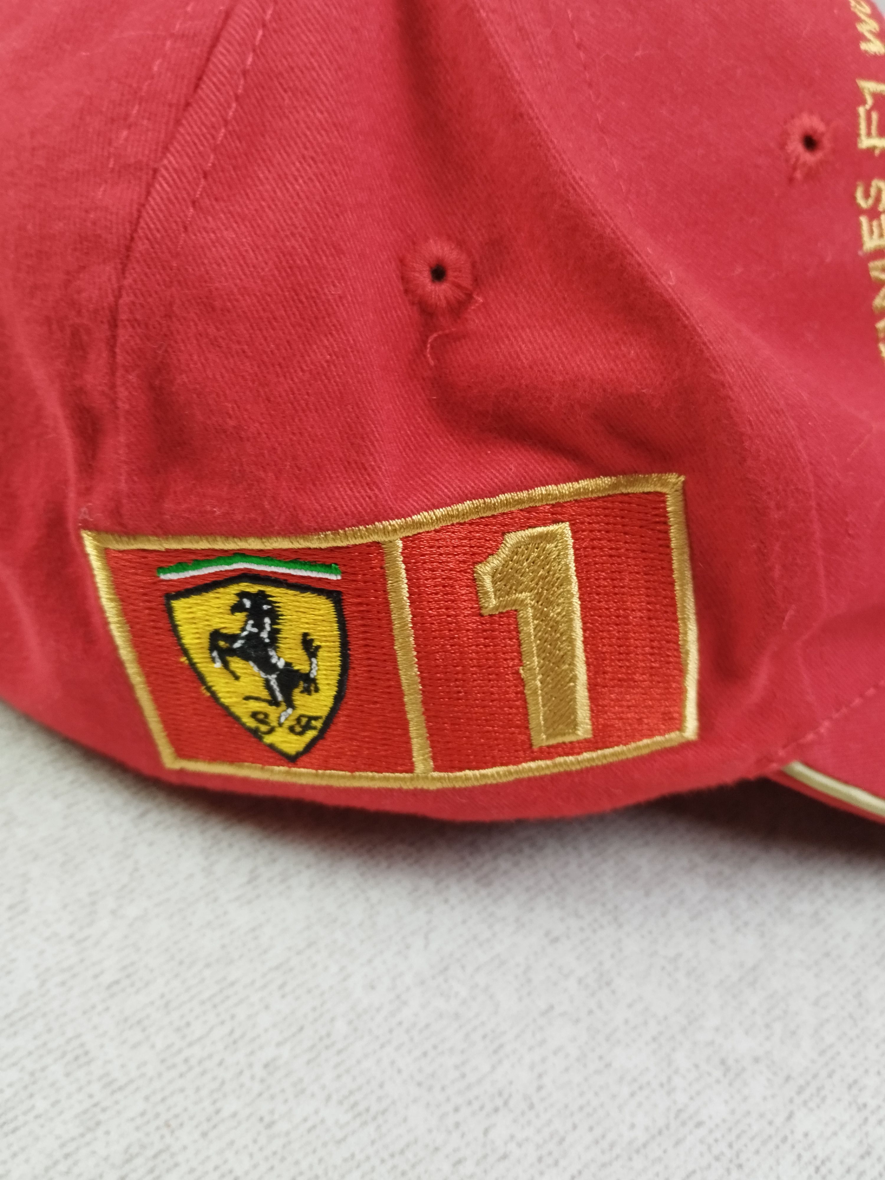 Ferrari × Formula 1 × Vintage 2002 Michael Schumacher Ferrari Embroidered Cap Size ONE SIZE - 4 Thumbnail