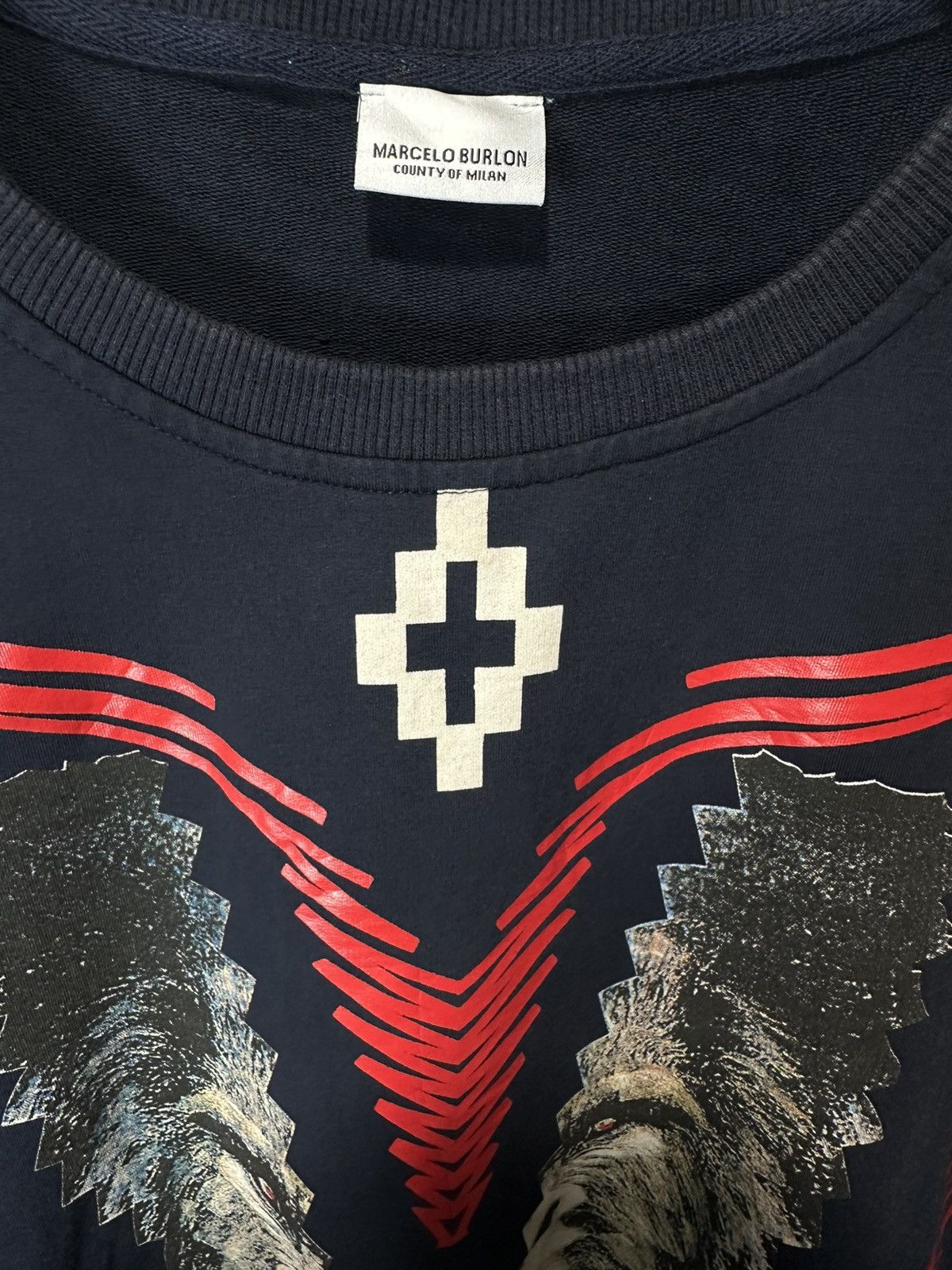 Japanese Brand × Marcelo Burlon Marcelo Burlon SWEATSHIRT Size US L / EU 52-54 / 3 - 6 Thumbnail