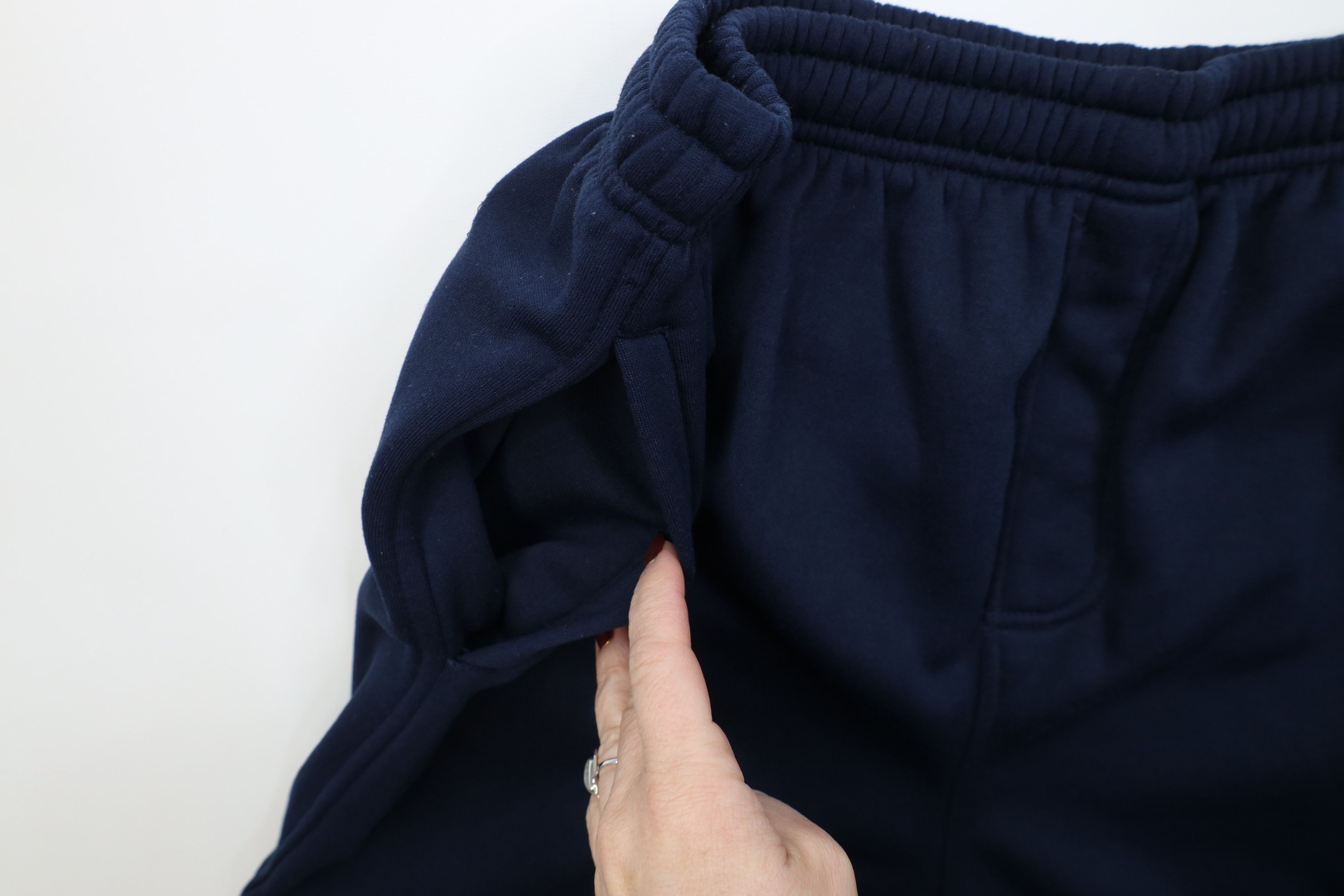 Vintage Vintage 90s Y2K Streetwear Wide Leg Cargo Sweatpants Blue Size US 38 / EU 54 - 5 Thumbnail