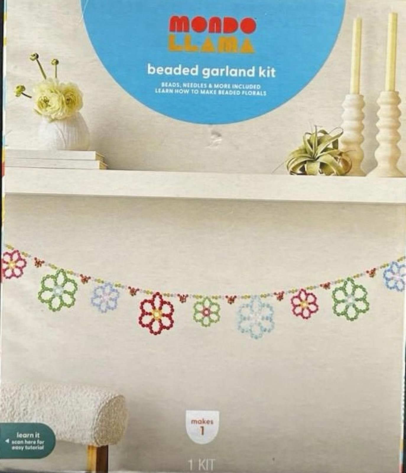 Other Mondo Llama Beaded Garland Kit with Assorted Beads and Instr Size ONE SIZE - 1 Thumbnail