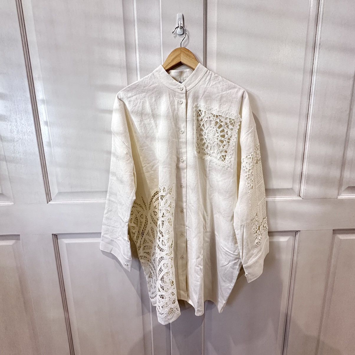 Acne Studios Acne Studios Sarai Crochet Shirt Size XXS / US 00 / IT 34 - 5 Thumbnail