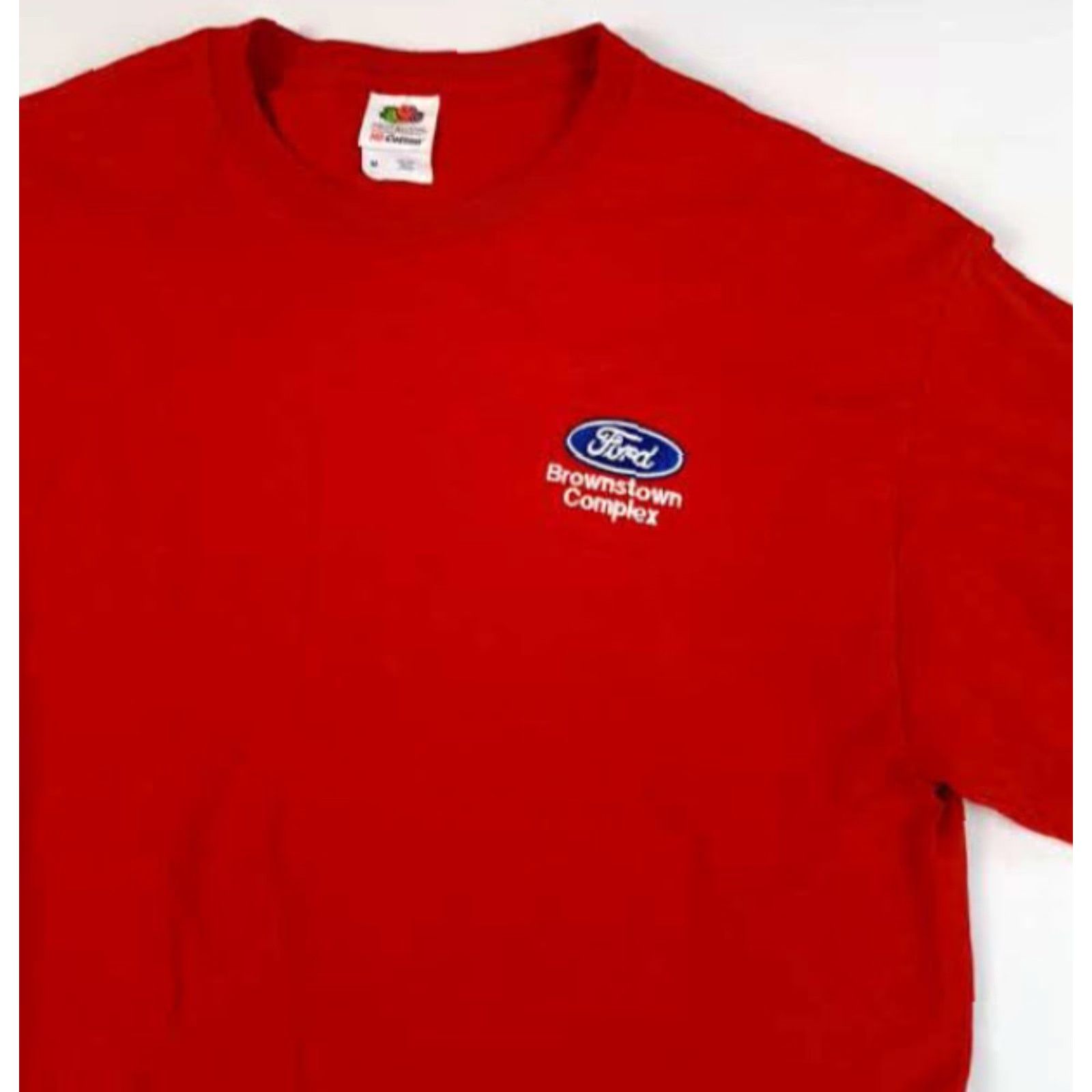 Fruit Of The Loom UAW Ford Brownstown Complex Long Sleeve Fruit of the Loom Medium T-Shirt Mens Red Size US M / EU 48-50 / 2 - 3 Thumbnail