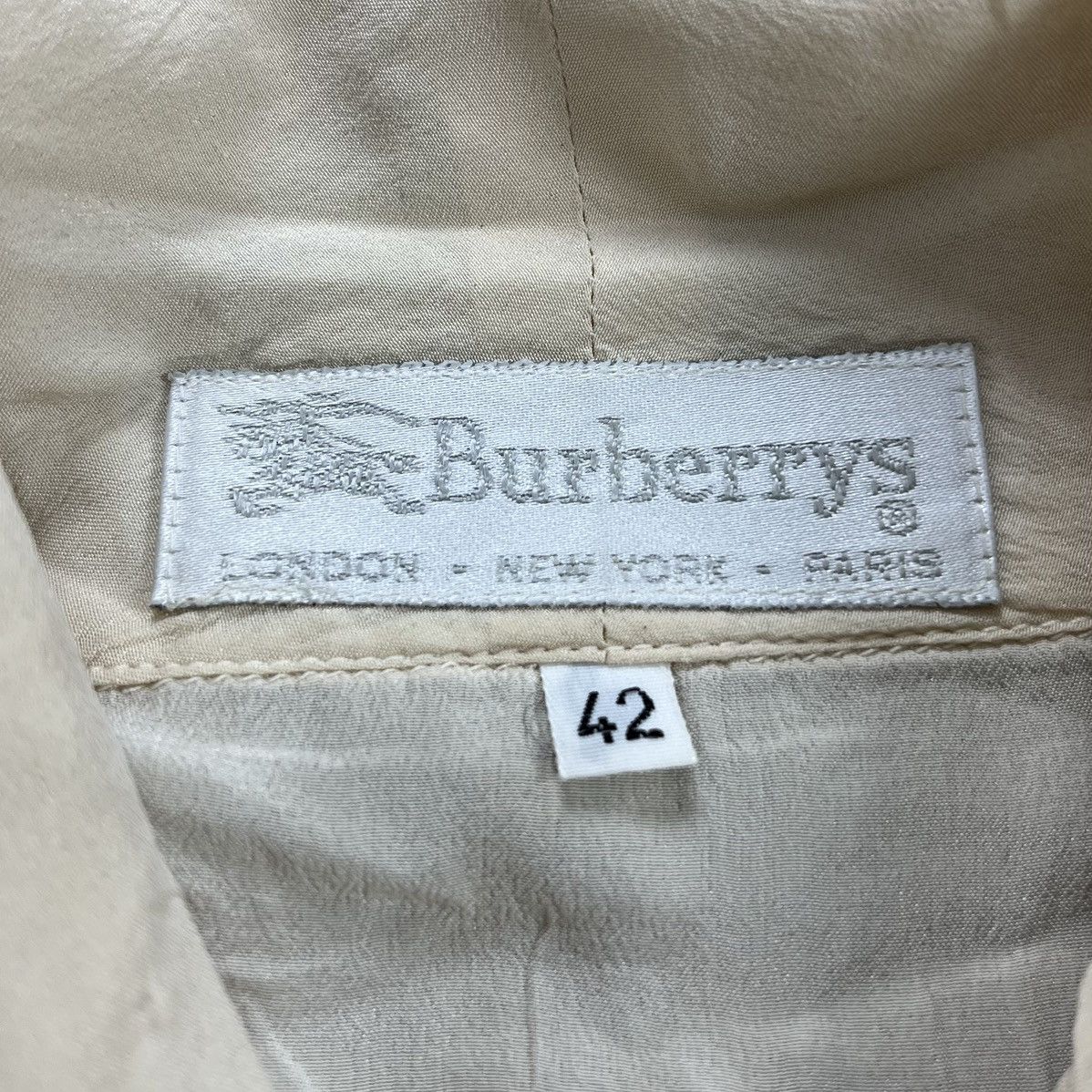 Burberry 1990s Vintage Burberrys Paris Italy Silk Shirt Luxury Size US M / EU 48-50 / 2 - 6 Thumbnail